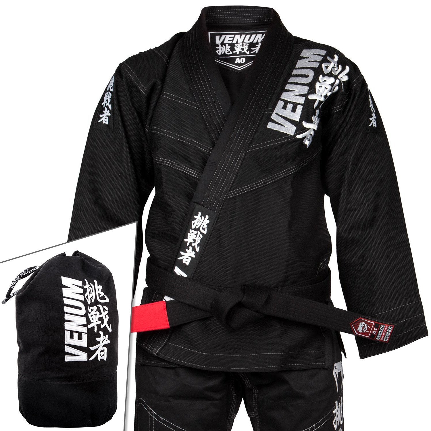 Kimono de JJB Venum Challenger 4.0 + Sac de transport - Noir - Kimonos de JJB