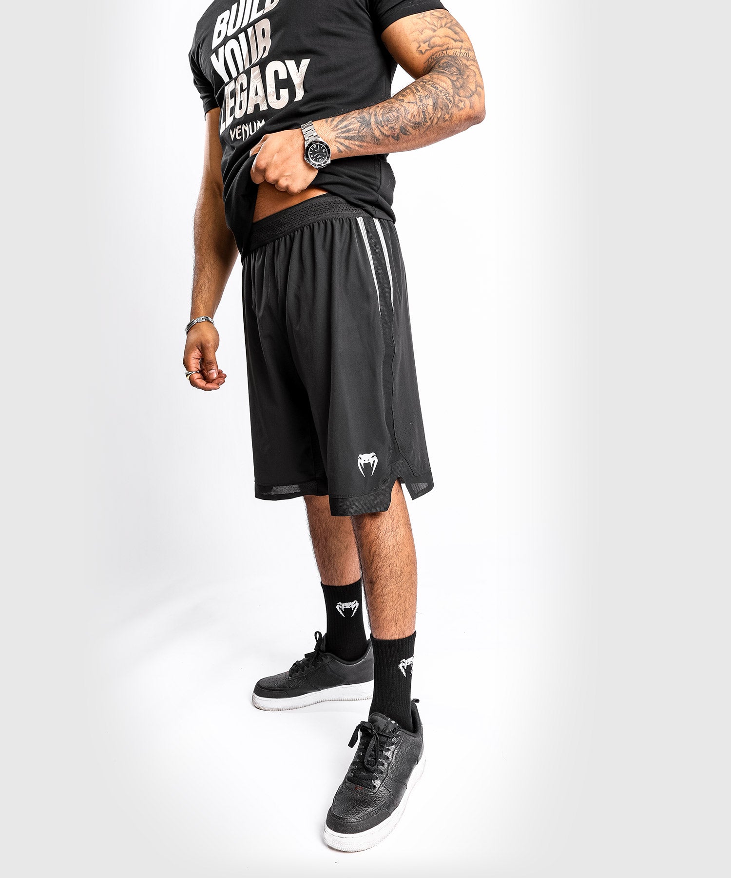 Short de Fitness Venum Tempest 2.0 - Noir/Gris - Shorts de fitness