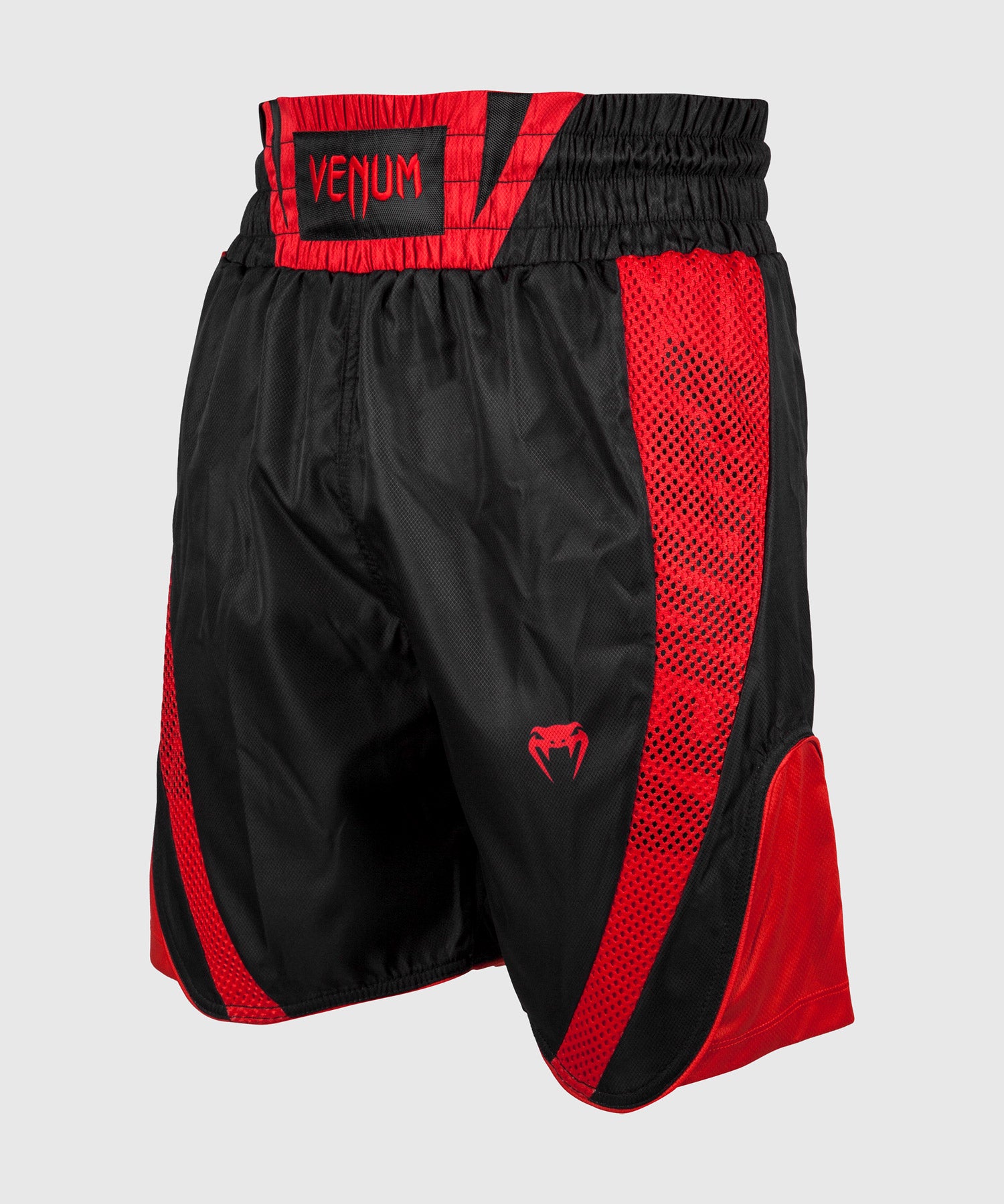 Short de Boxe Venum Elite - Noir/Rouge - Shorts de boxe anglaise