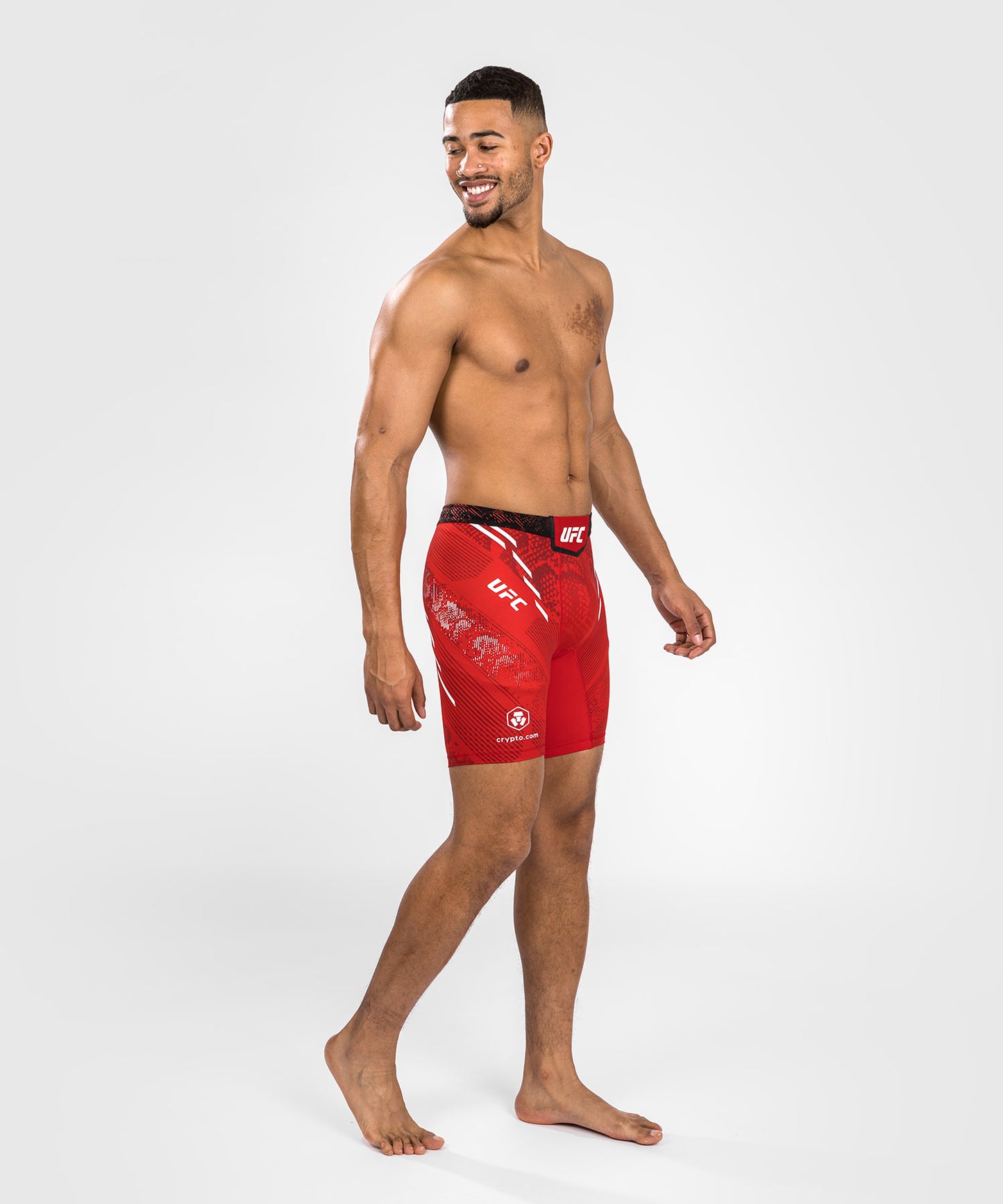 Shorts Vale Tudo pour Hommes UFC Adrenaline by Venum Authentic Fight Night - Rouge - Shorts de compression
