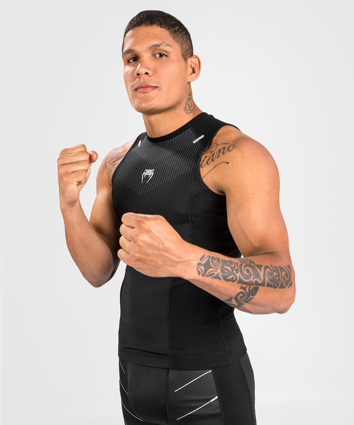 Rashguard Venum Sans Manches Biomecha - Noir/Gris - product-type_Débardeurs de Compression