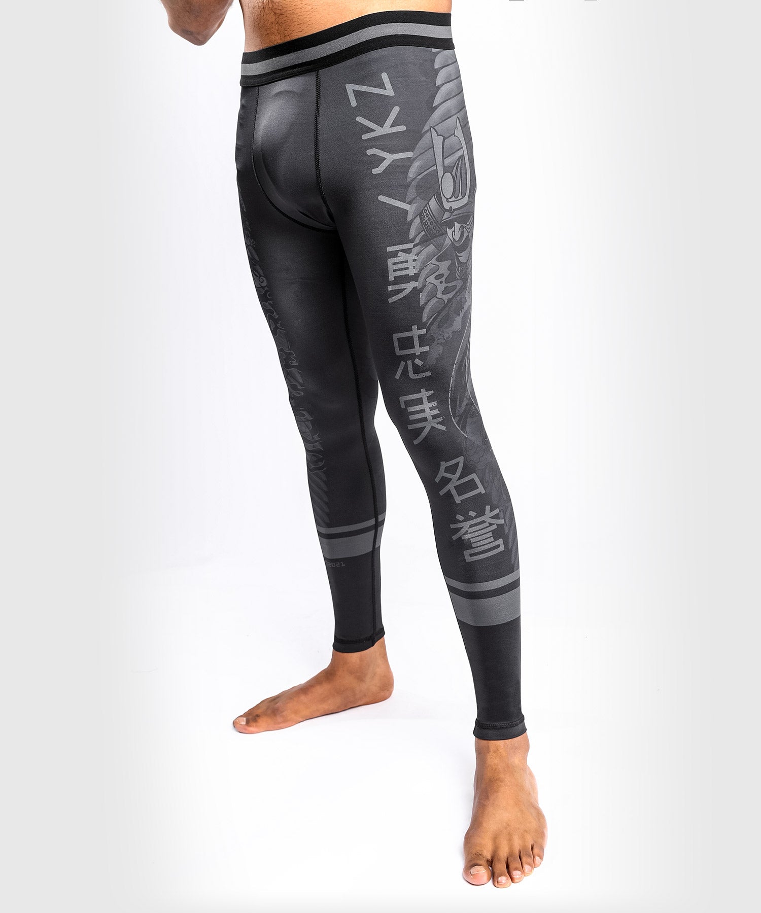 Pantalon de Compression Venum YKZ21 – Noir/Noir - Pantalons de compression