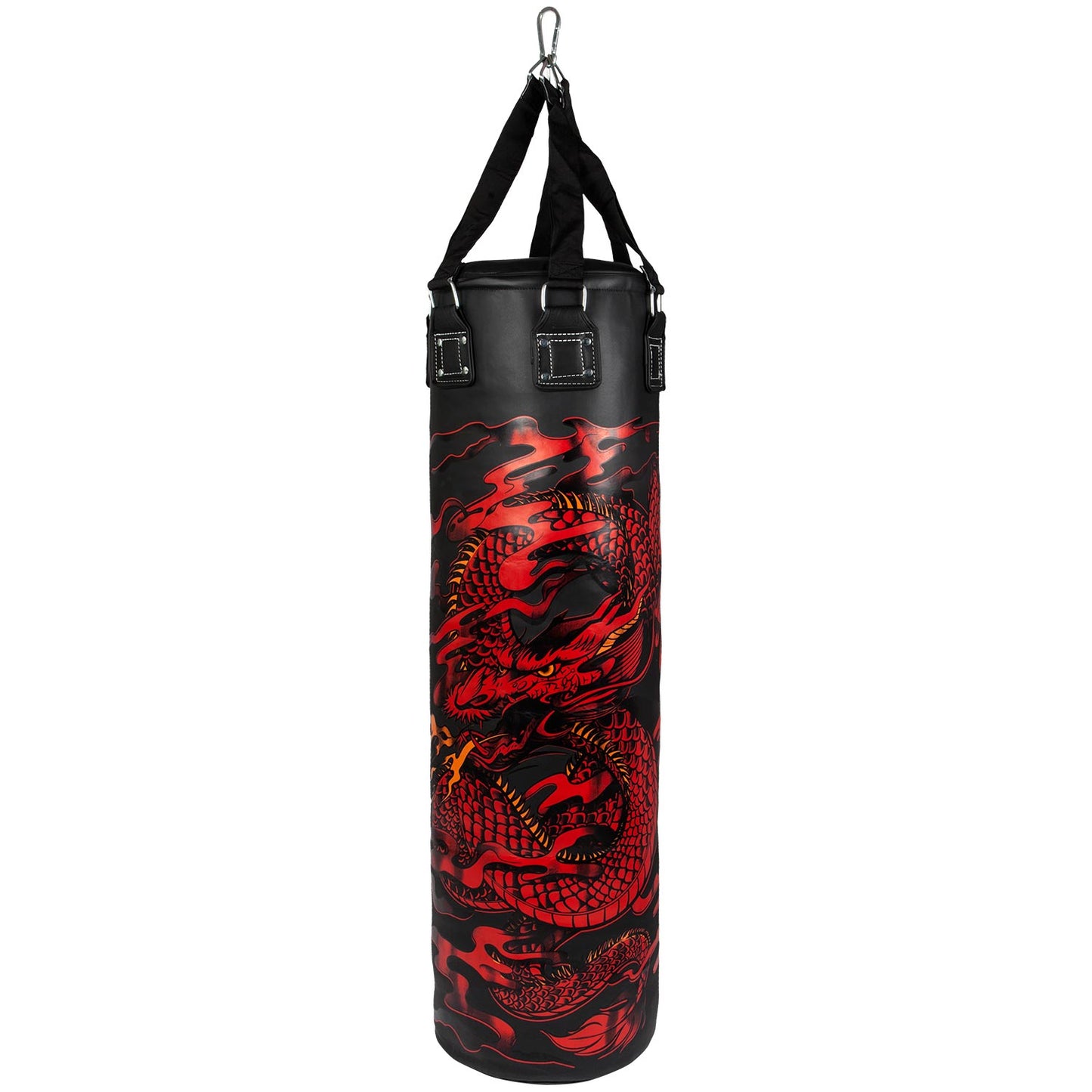 Sac de frappe Venum Dragon's Flight - Noir/Rouge - Plein - 130 cm - Sacs de frappe
