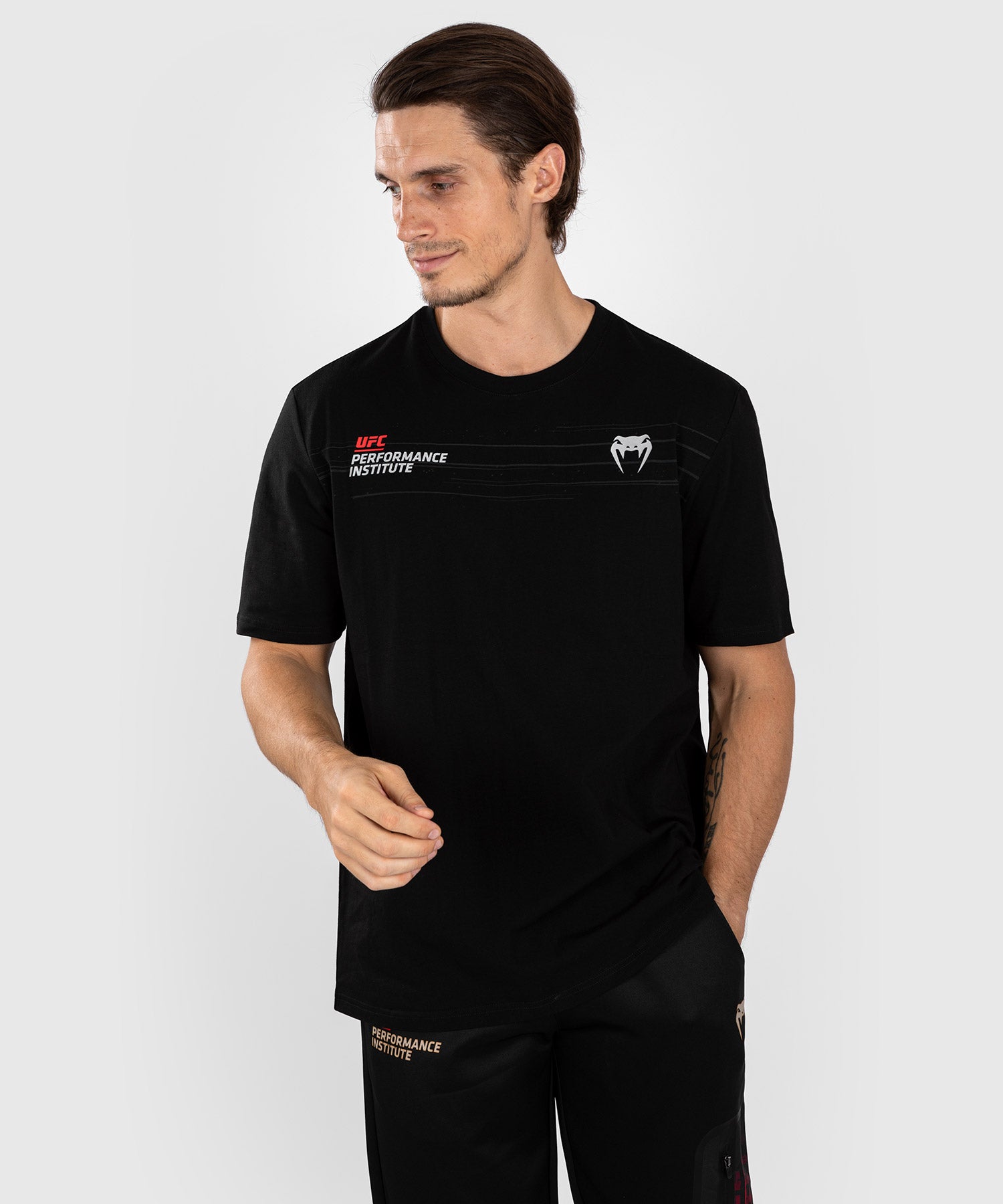 T-Shirt Homme UFC Venum Performance Institute 2.0 - Noir/Rouge - product-type_T-Shirts