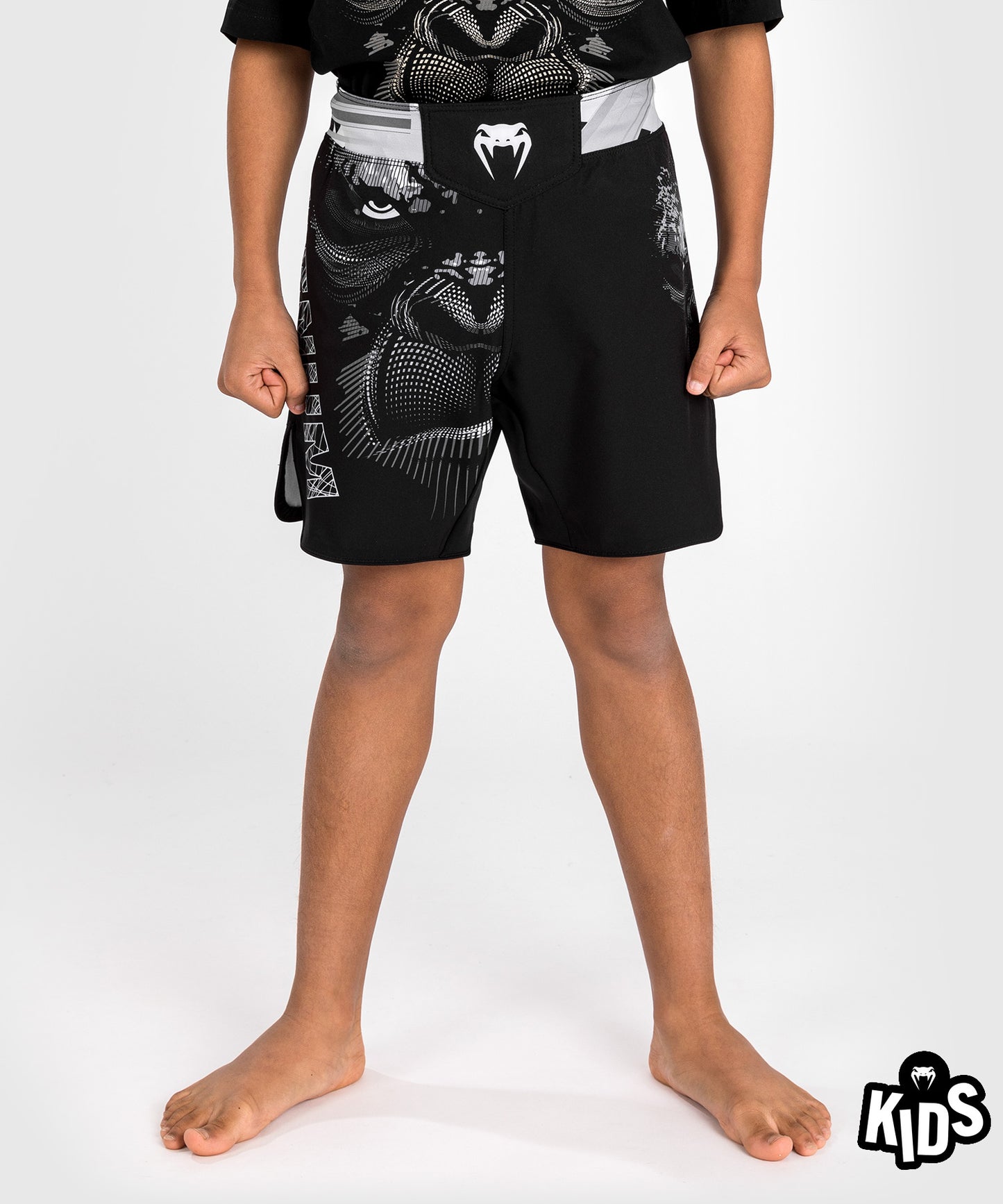 Short de combat Kids Venum Gorilla Jungle - Noir/Blanc - product-type_Shorts de MMA