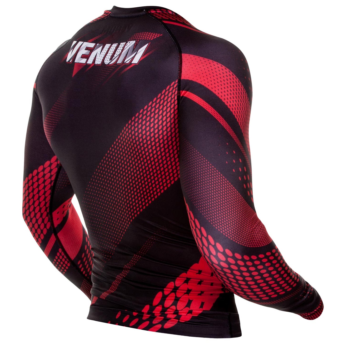 Rashguard Venum Rapid Manches Longues - Noir/Rouge - T-shirts de compression