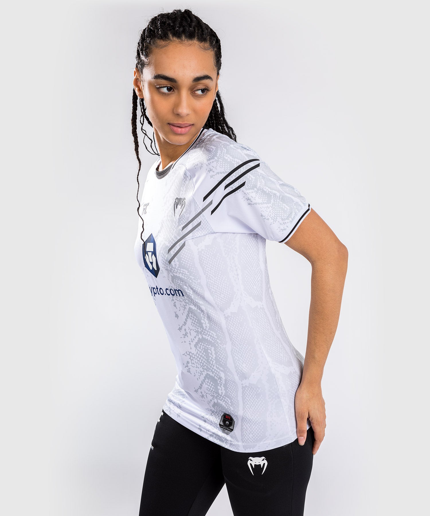 T-shirt Technique pour Femmes UFC Adrenaline by Venum Authentic Fight Night - Blanc - product-type_T-Shirts Dry Tech