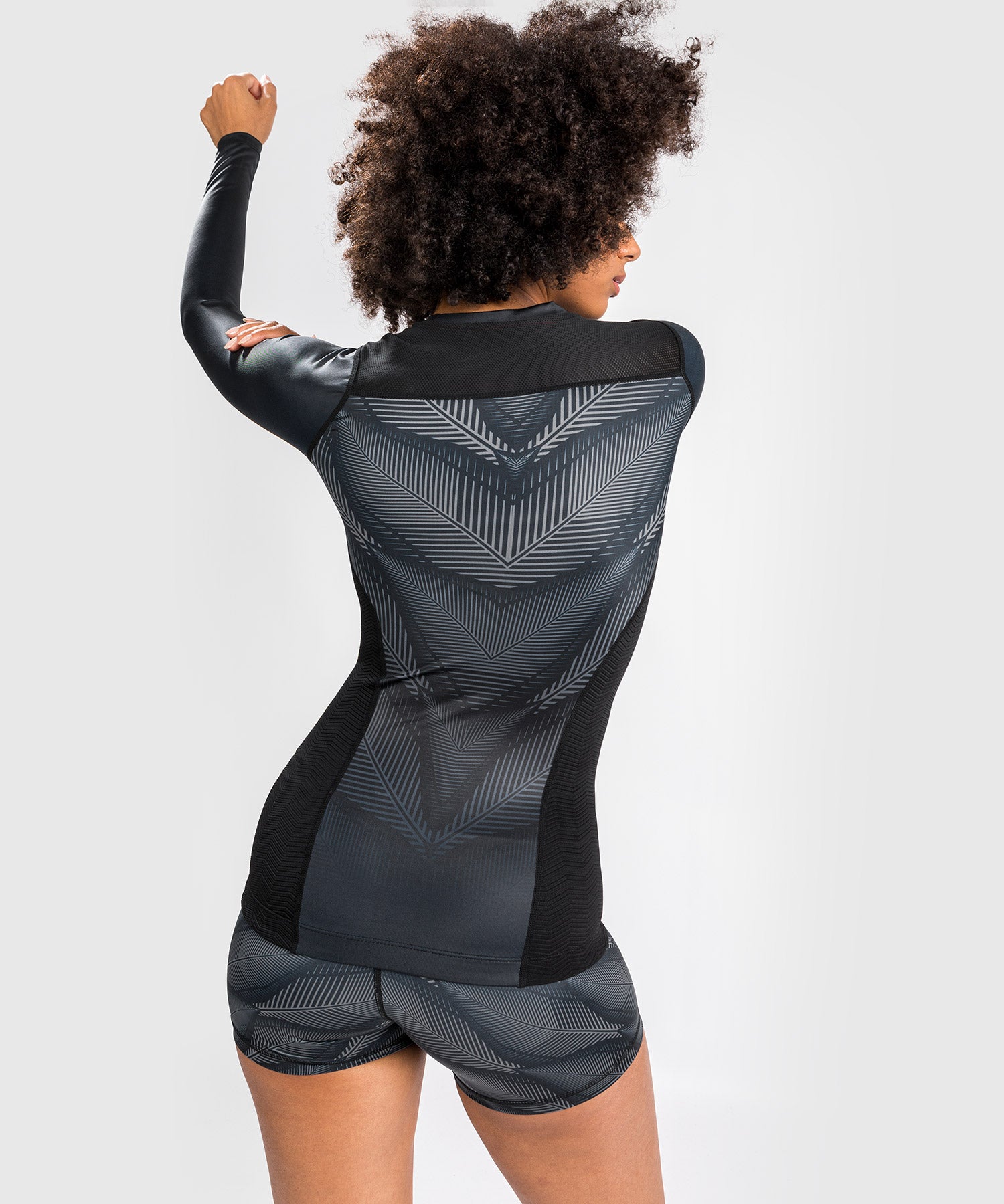 Rashguard Venum Phantom - Manches Longues - Pour Femmes - Noir/Rouge - product-type_T-Shirts de Compression