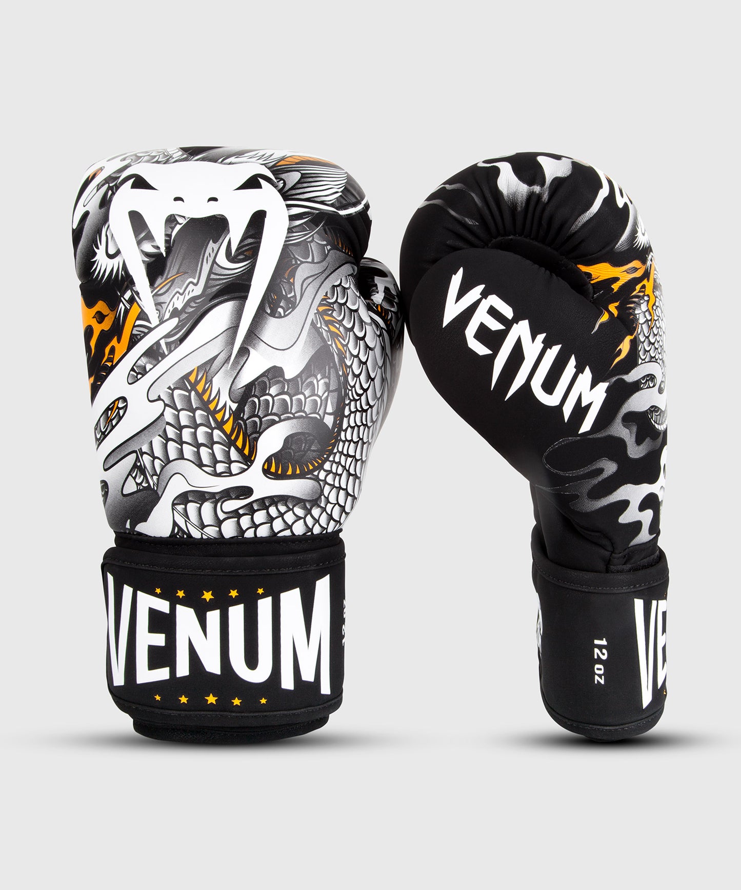 Gants de boxe Venum Elite - Argent/Noir – Dragon Bleu