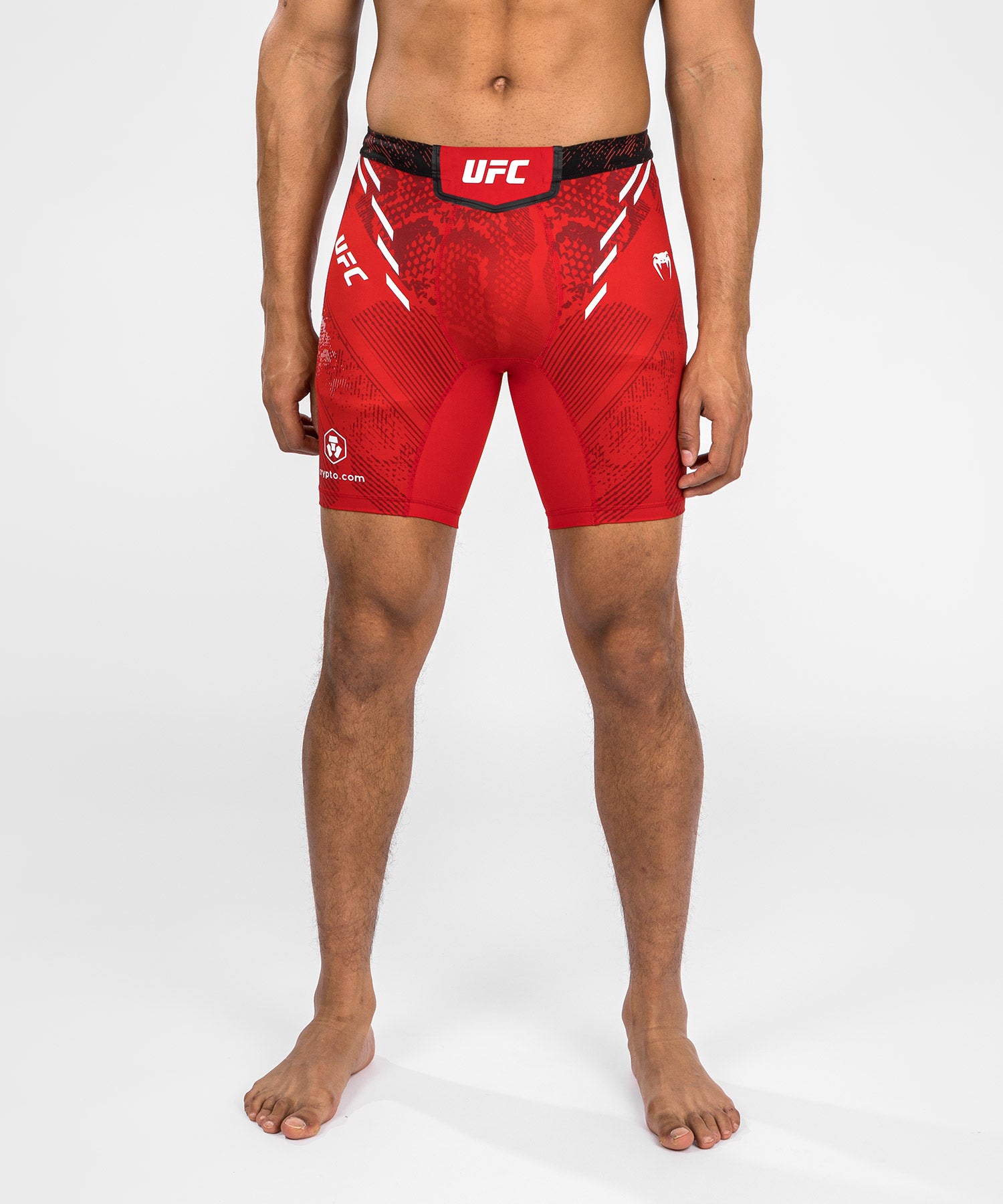 Shorts Vale Tudo pour Hommes UFC Adrenaline by Venum Authentic Fight Night - Rouge - Shorts de compression