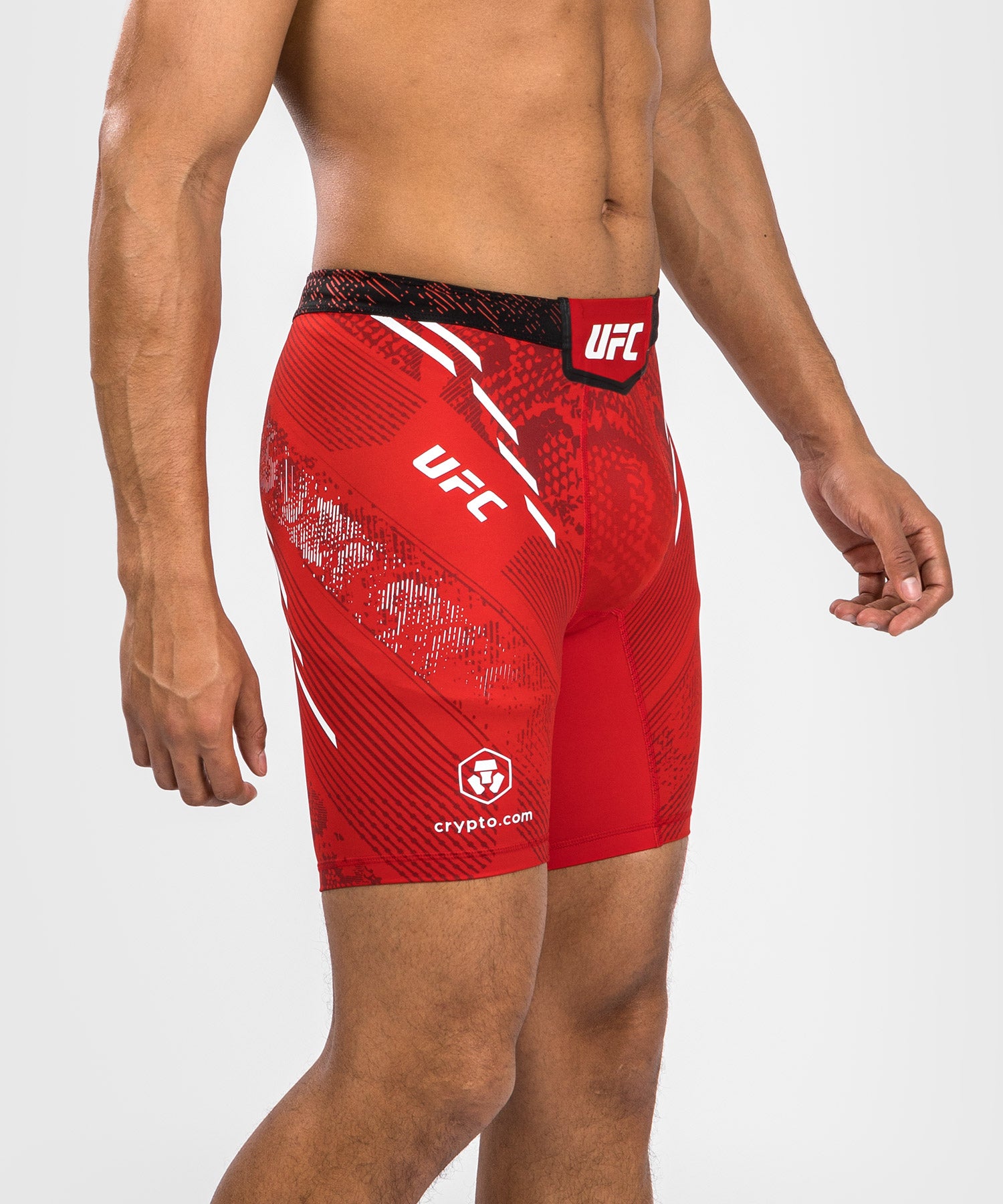 Shorts Vale Tudo pour Hommes UFC Adrenaline by Venum Authentic Fight Night - Rouge - Shorts de compression