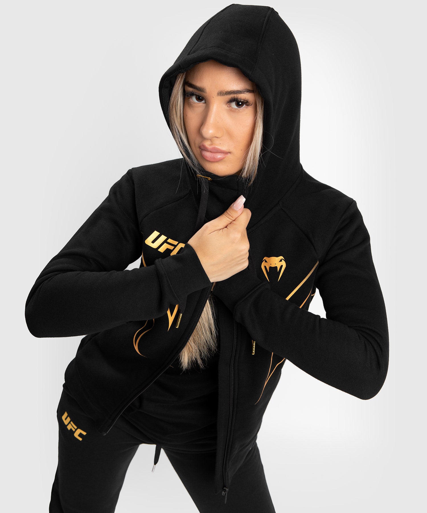 Sweatshirt Zippé Femme UFC Venum Fight Night 2.0 Replica
