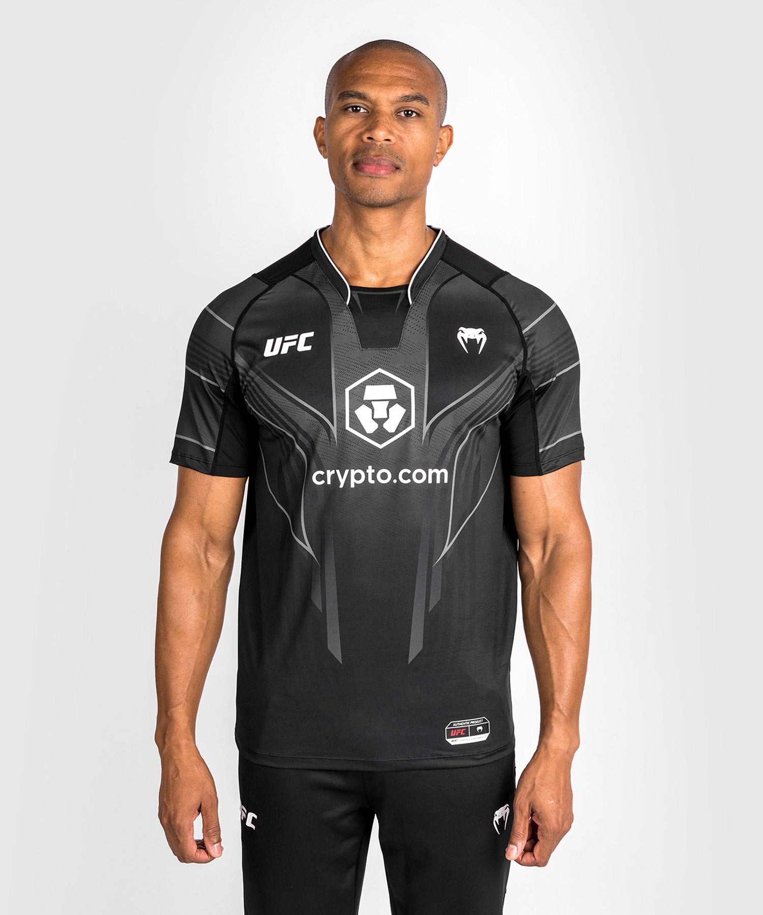 T-Shirt Technique Homme Personnalisé UFC Venum Authentic Fight Night 2.0 -  Noir