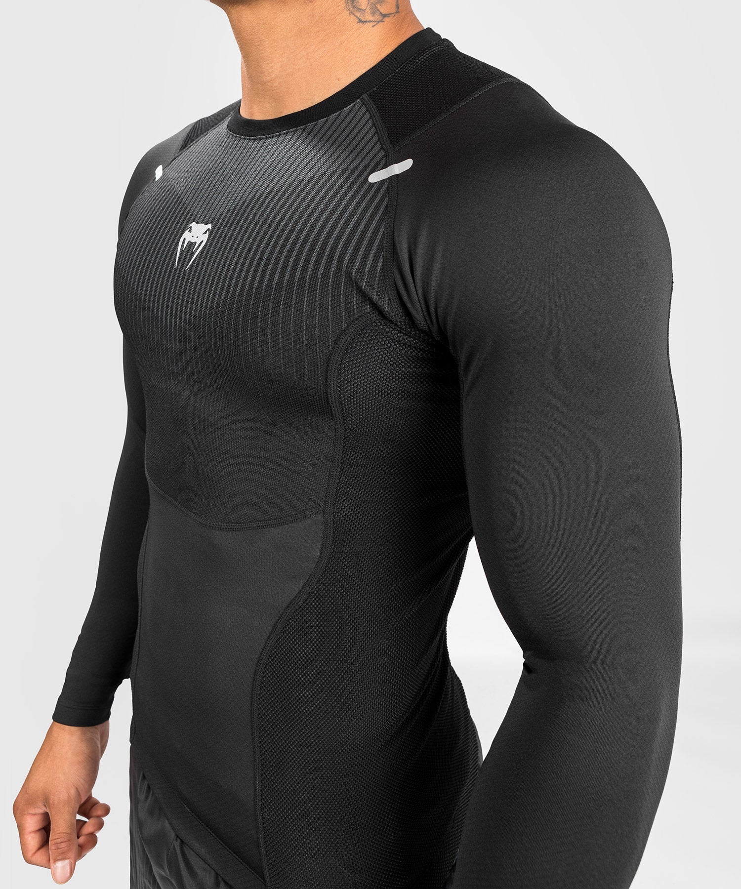 Rashguard Venum Biomecha Manches Longues - Noir/Gris - product-type_T-Shirts de Compression