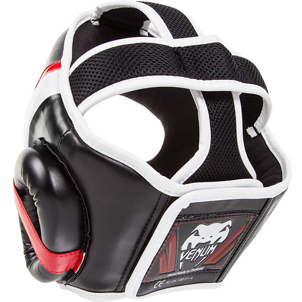 Casque D'entraînement Boxe / MMA Sanabul - Cuir - Noir/Rouge - Taille S/M - Unisexe - Occasion