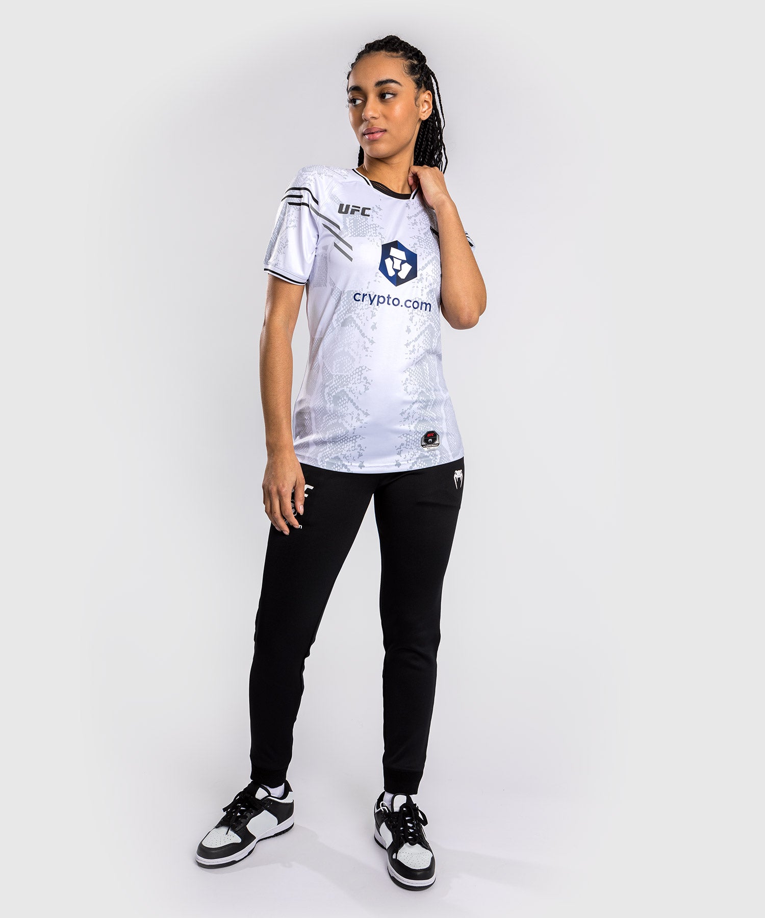 T-shirt Technique pour Femmes UFC Adrenaline by Venum Authentic Fight Night - Blanc - product-type_T-Shirts Dry Tech