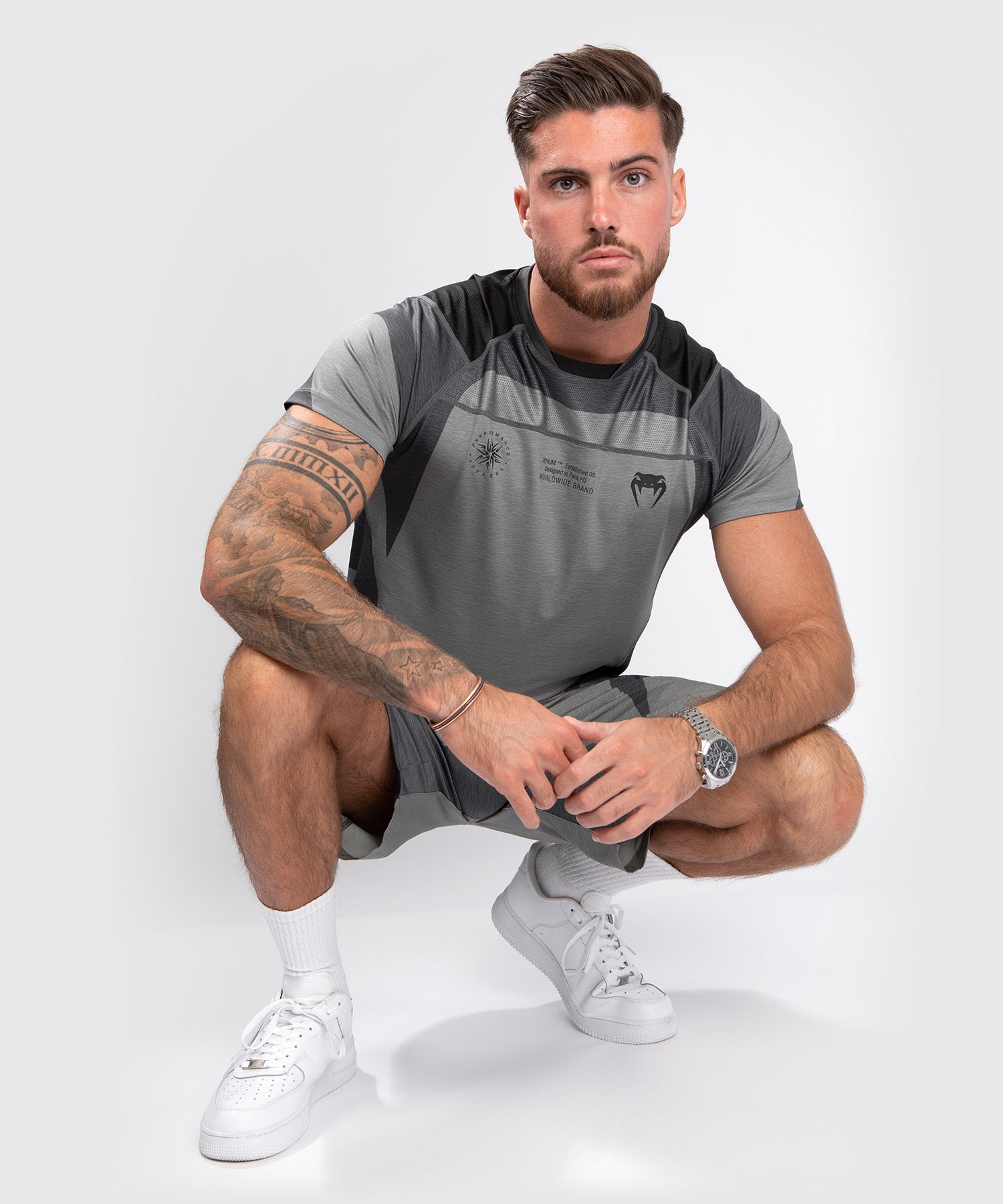 T-shirt Dry Tech Venum Stone - Manches Courtes - Vert Minéral - 