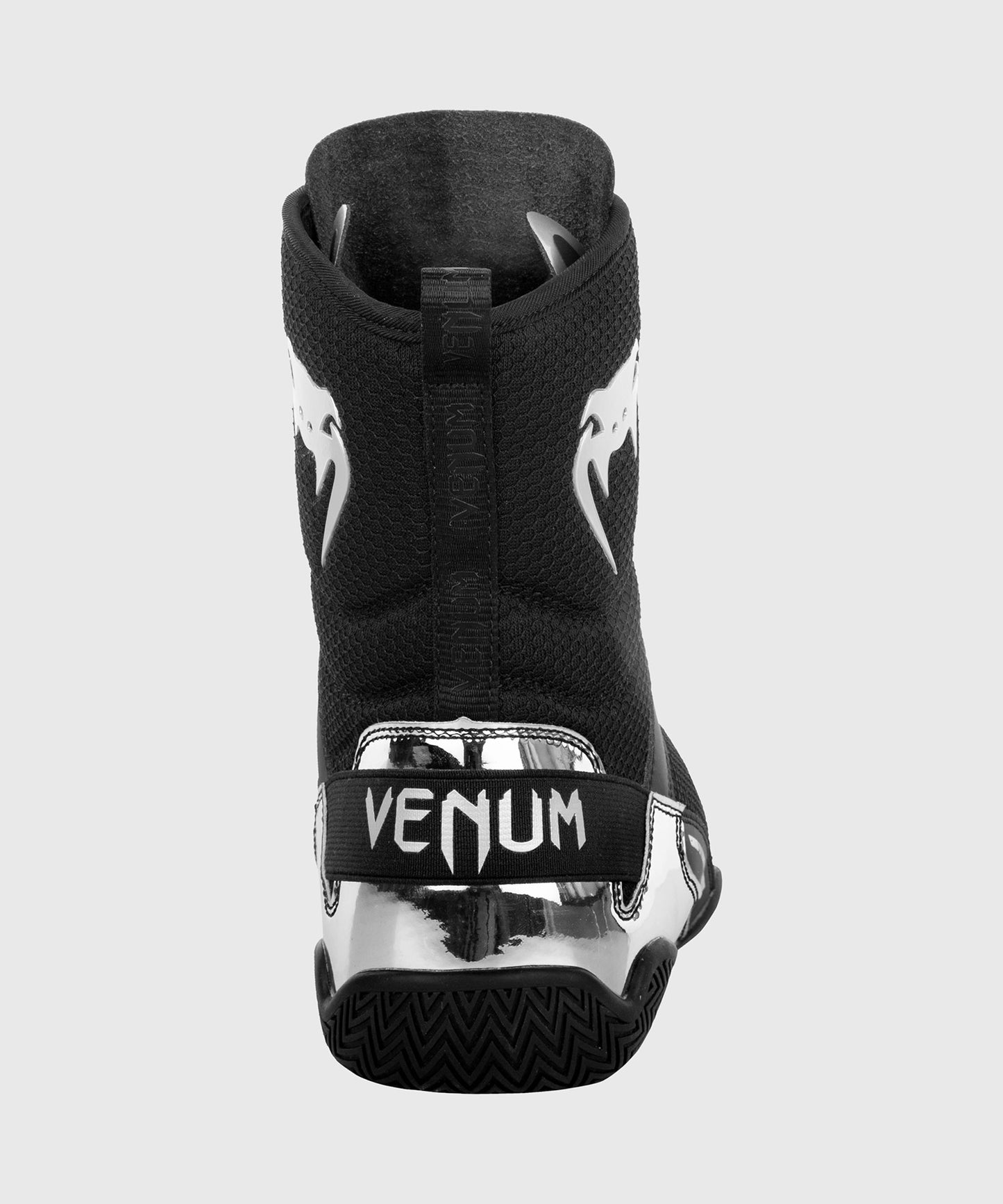 Chaussures de boxe Venum Elite - Noir/Argent - Chaussures de boxe