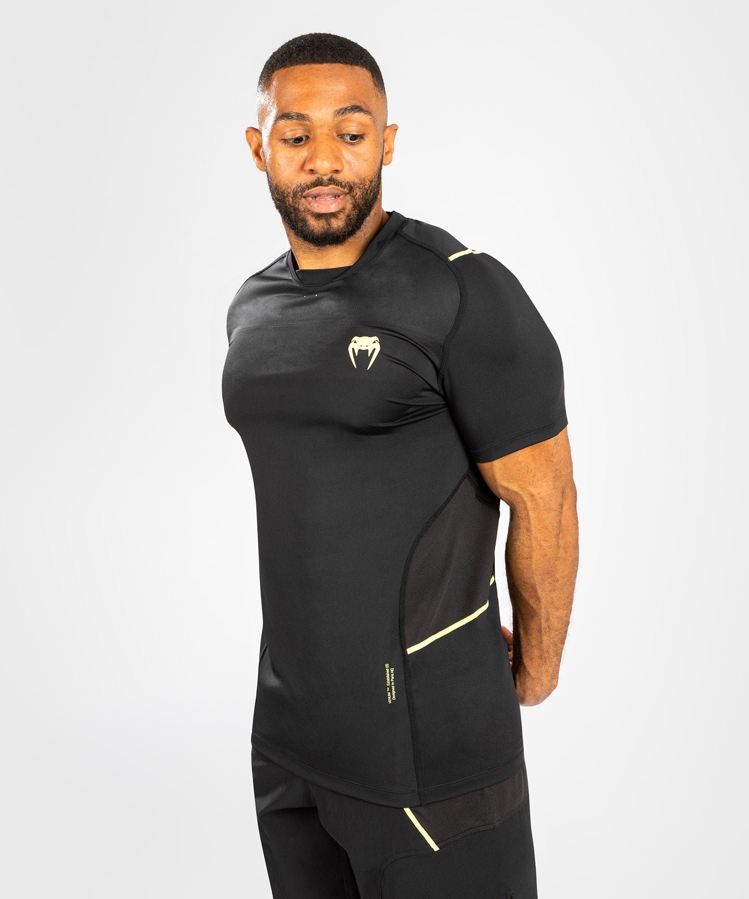 T-shirt Dry Tech Venum Fusion 2.0 - Noir/Jaune - product-type_T-Shirts Dry Tech