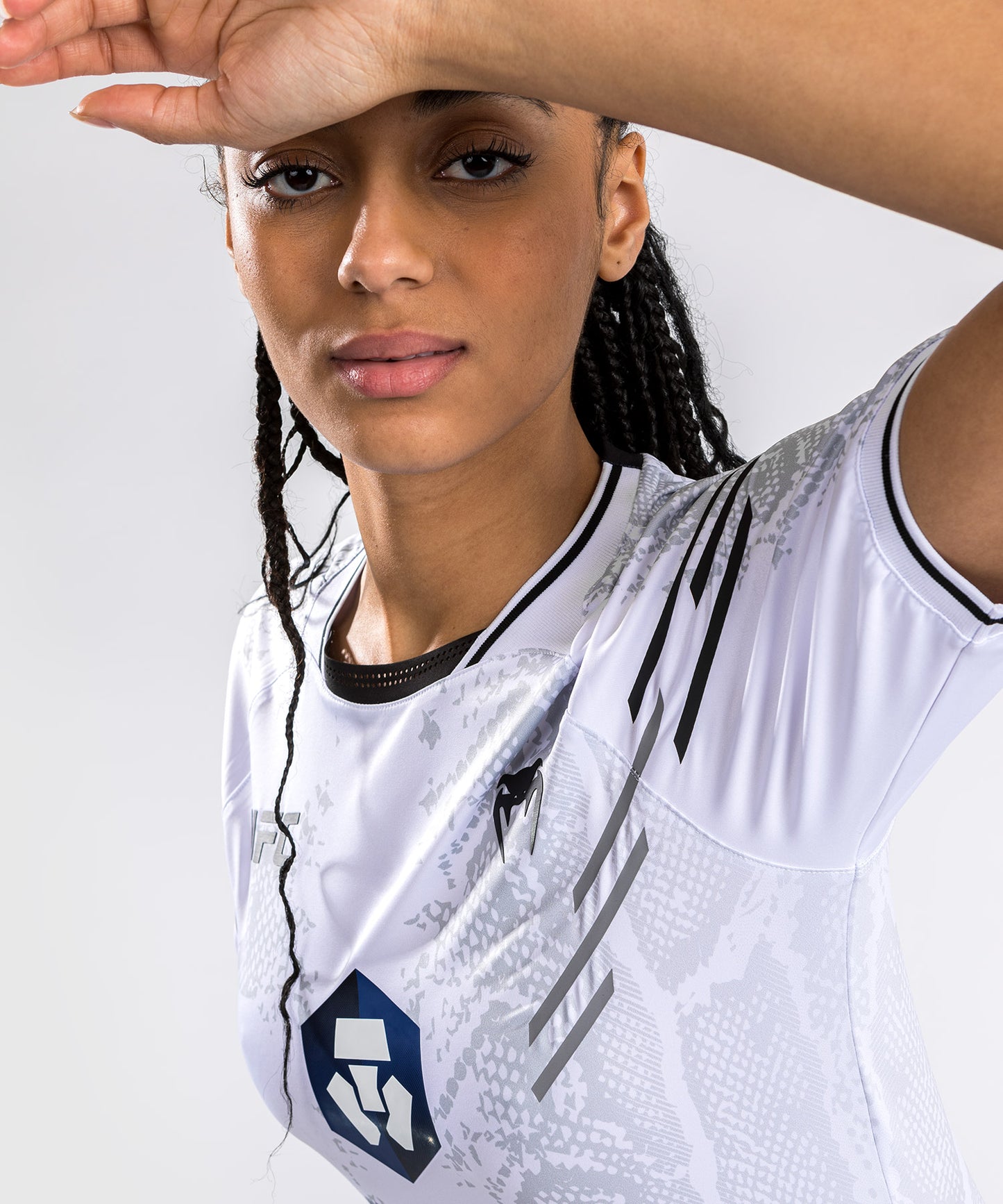 T-shirt Technique pour Femmes UFC Adrenaline by Venum Authentic Fight Night - Blanc - product-type_T-Shirts Dry Tech