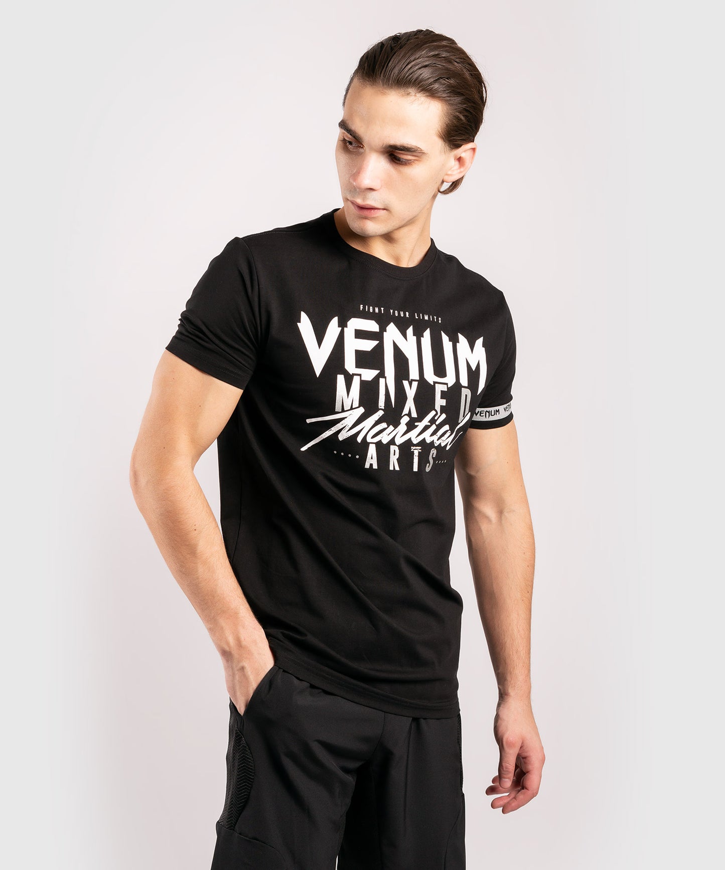 T-shirt Venum MMA Classic 20 - Noir/Argent - T-shirts
