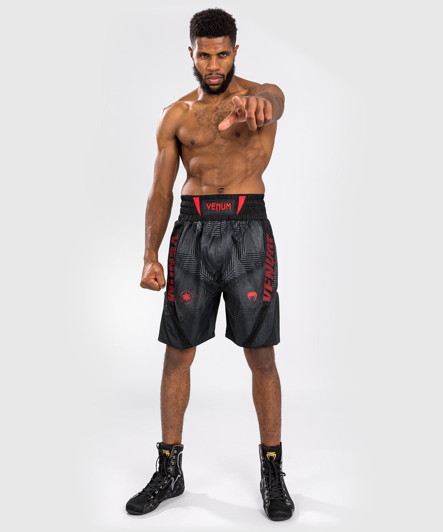 Short de Boxe Venum Phantom - Noir/Rouge - product-type_Shorts de boxe