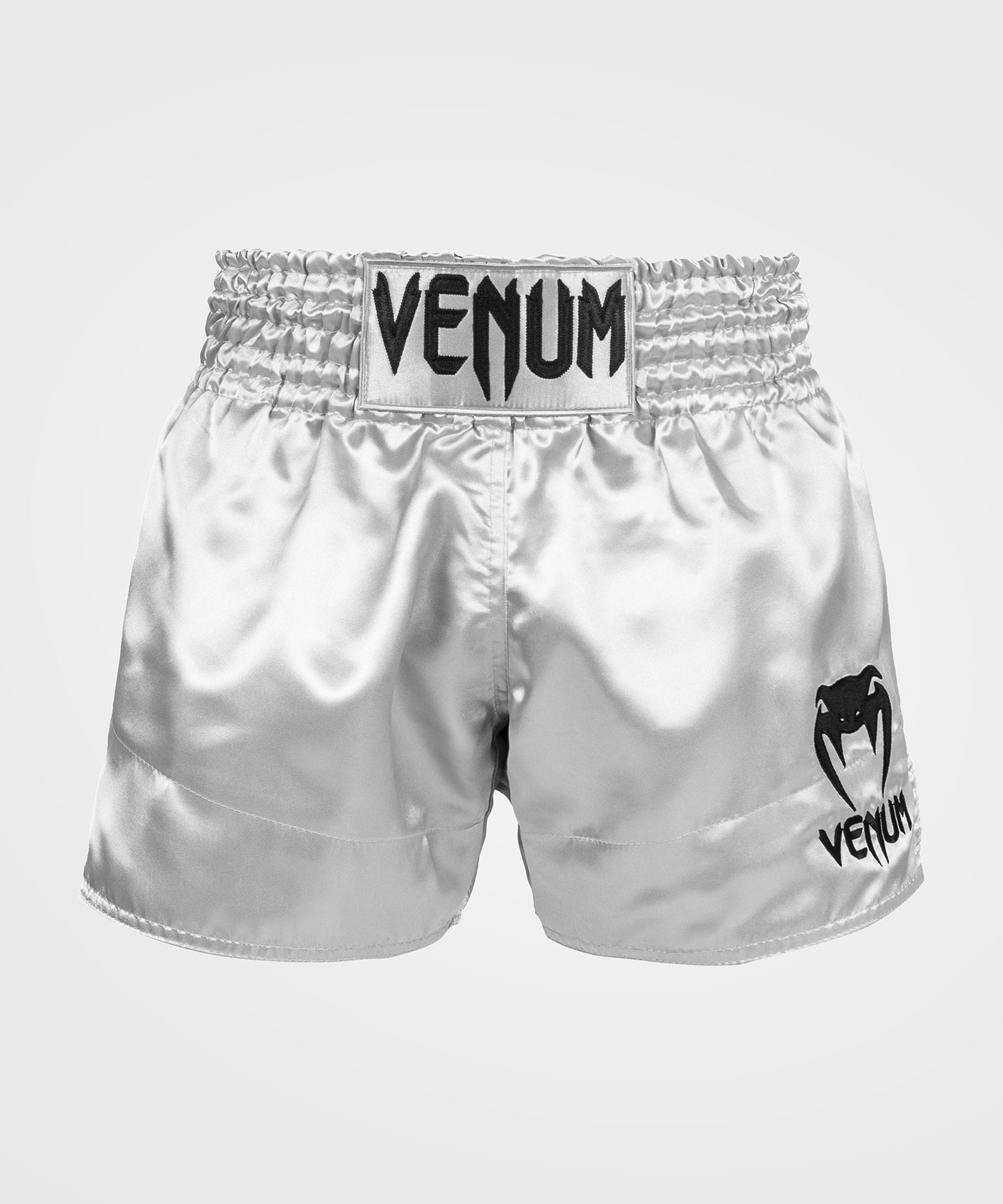 Short de Muay Thai Venum Classic - Argent/Noir - Shorts de boxe thaï