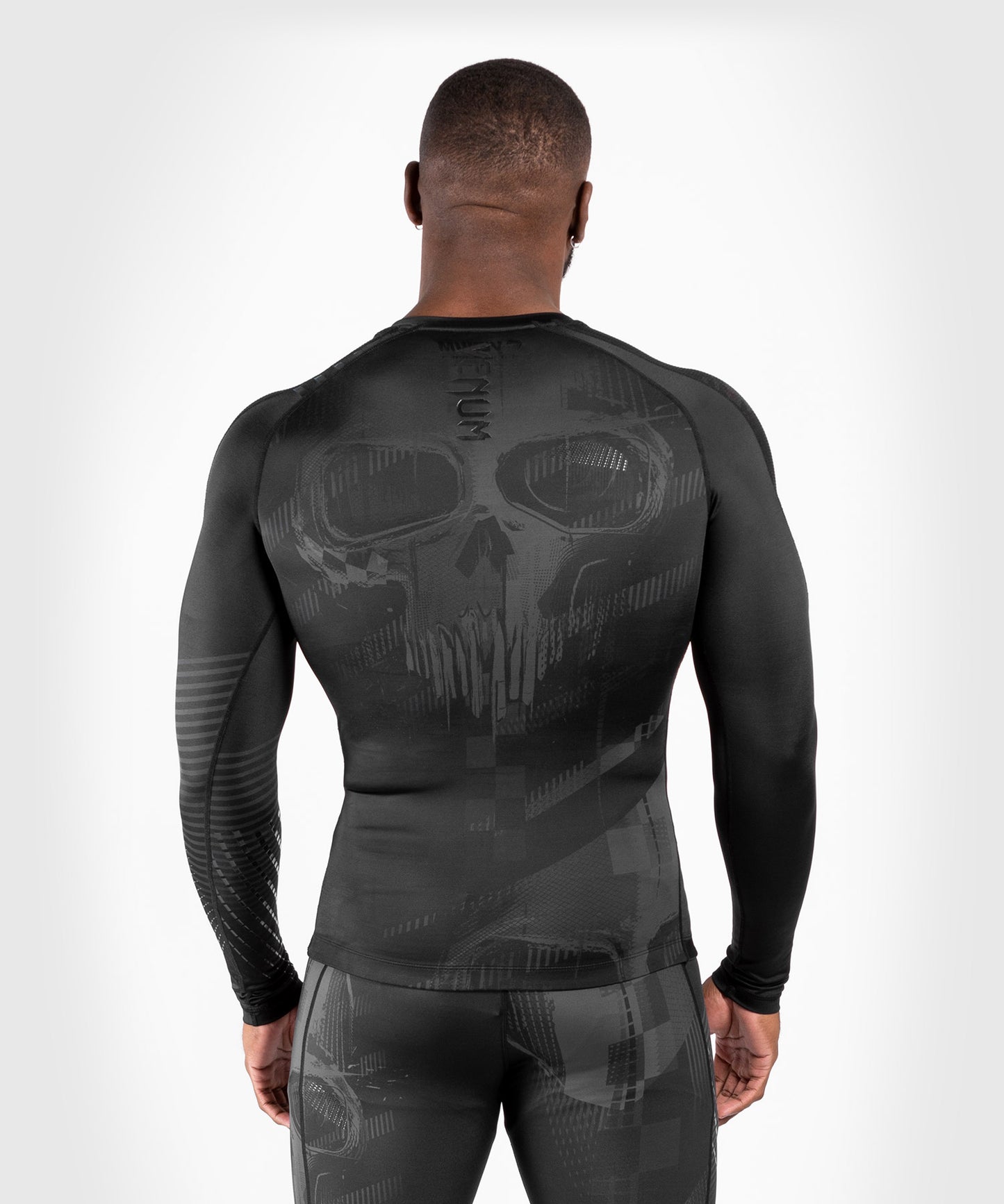 T-Shirt de compression Venum Skull - Manches longues - Noir/Noir - product-type_T-Shirts de Compression
