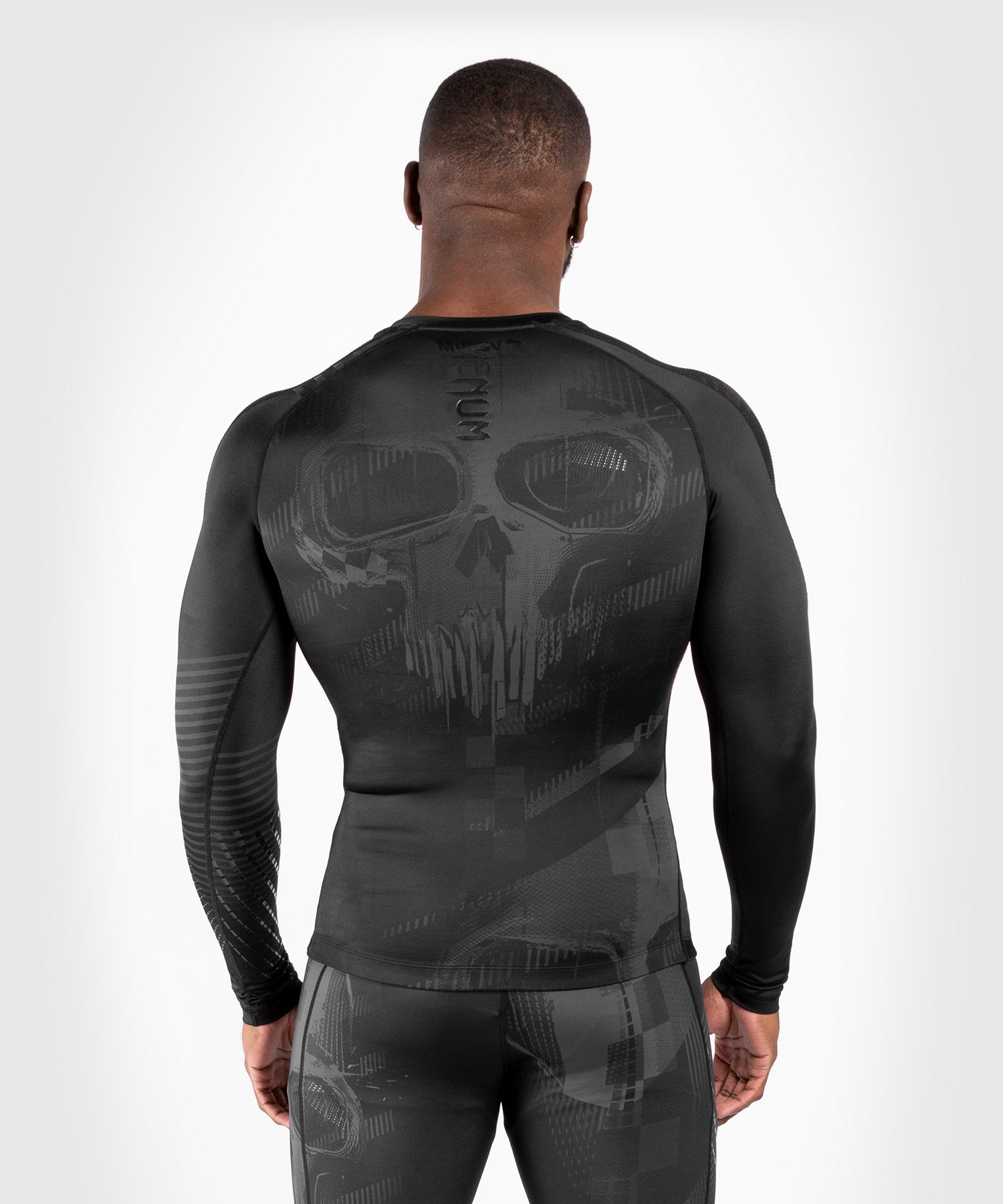 T-Shirt de compression Venum Skull - Manches longues - Noir/Noir - product-type_T-Shirts de Compression