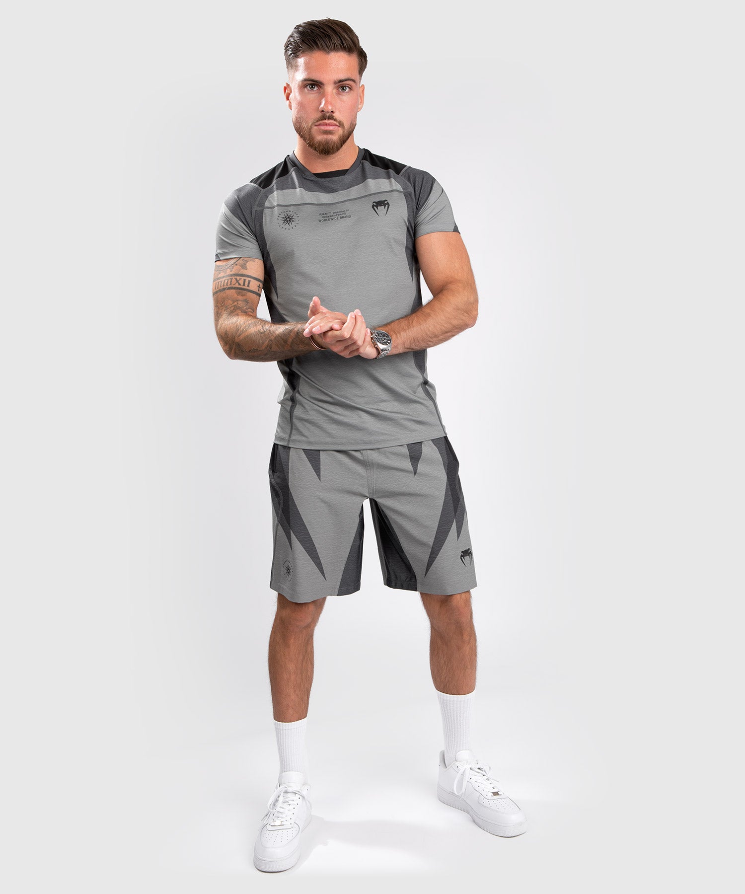 T-shirt Dry Tech Venum Stone - Manches Courtes - Vert Minéral - 