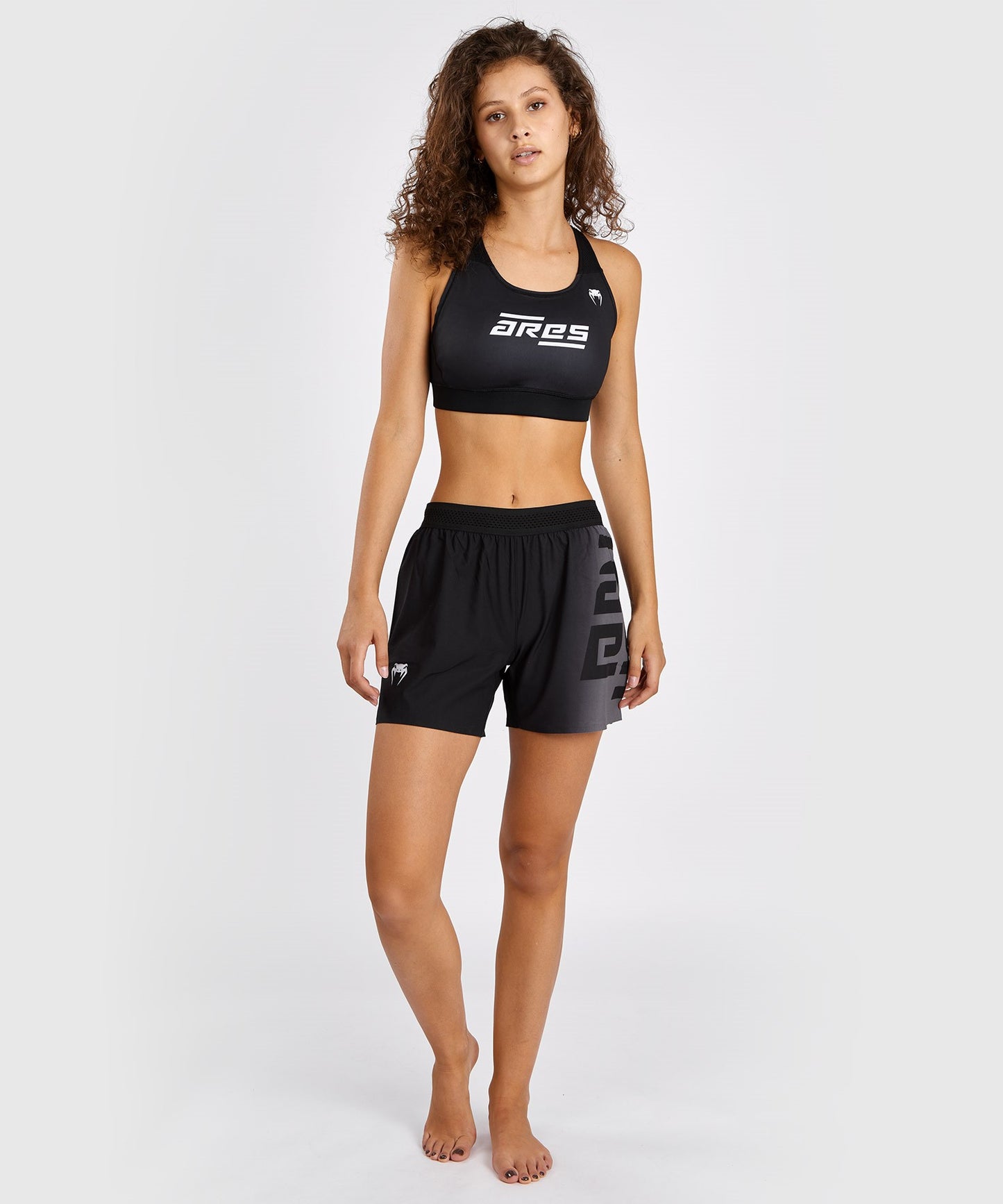 Fightshort Pour Femmes Venum x Ares - Noir - product-type_Shorts de MMA