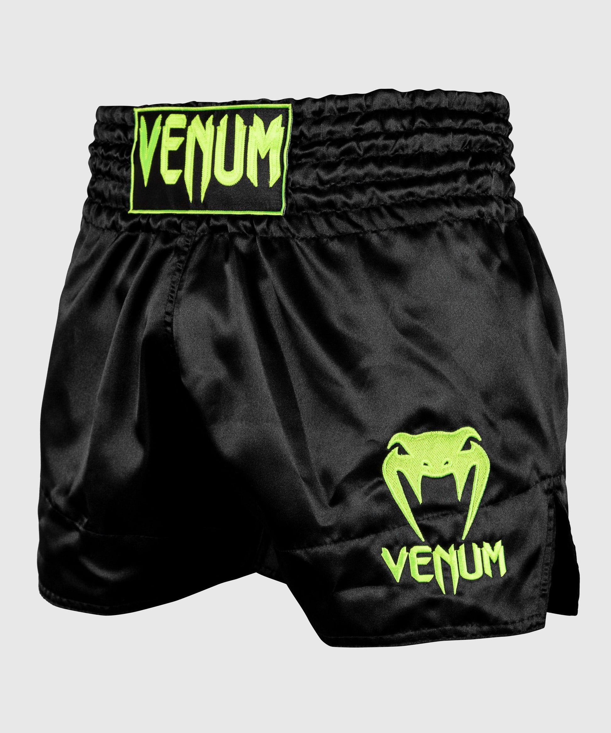 Venum Classic Muay Thai Short - Noir/jaune fluo - product-type_Shorts de Muay Thai