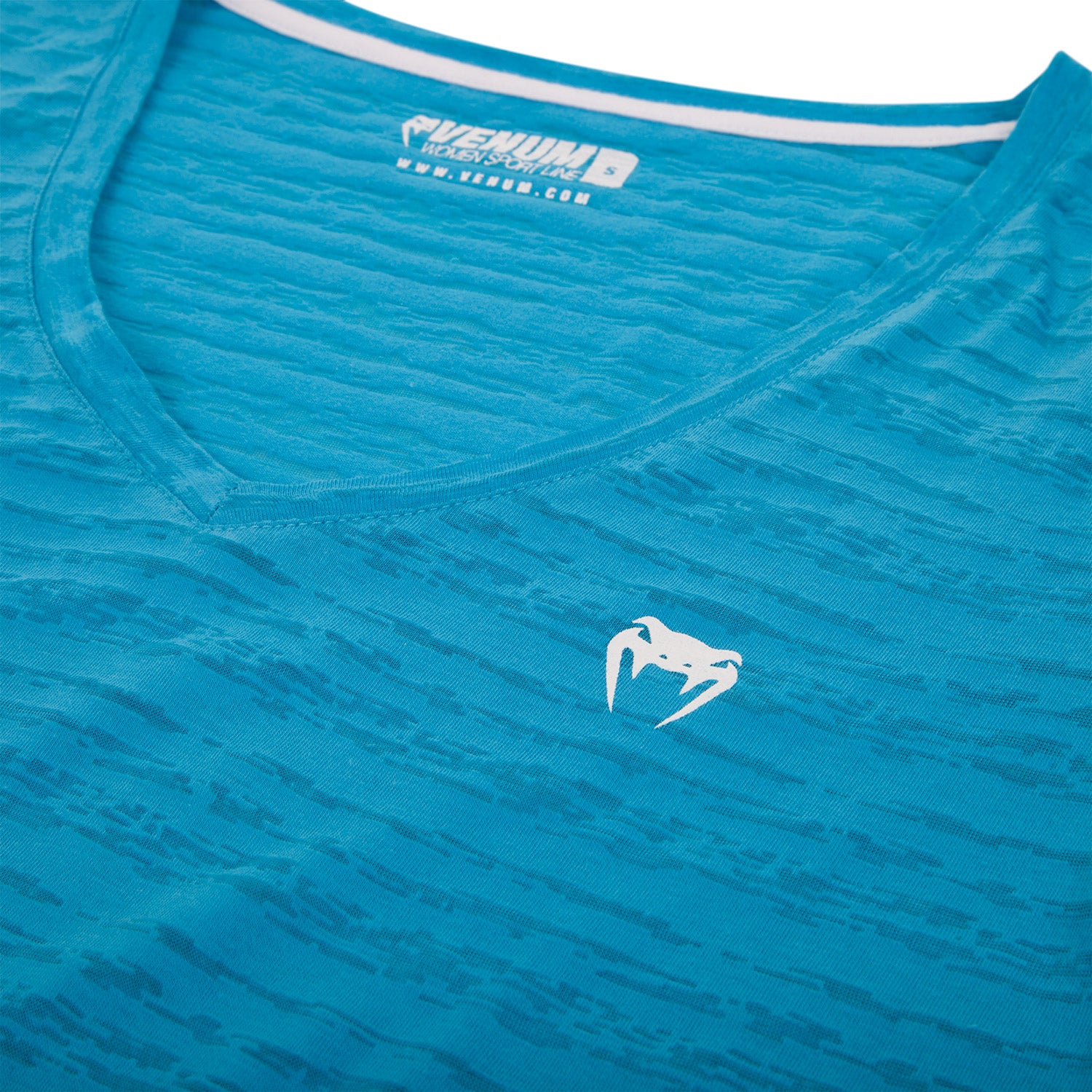 T-shirt Femme Col V Venum Essential - Bleu - T-shirts
