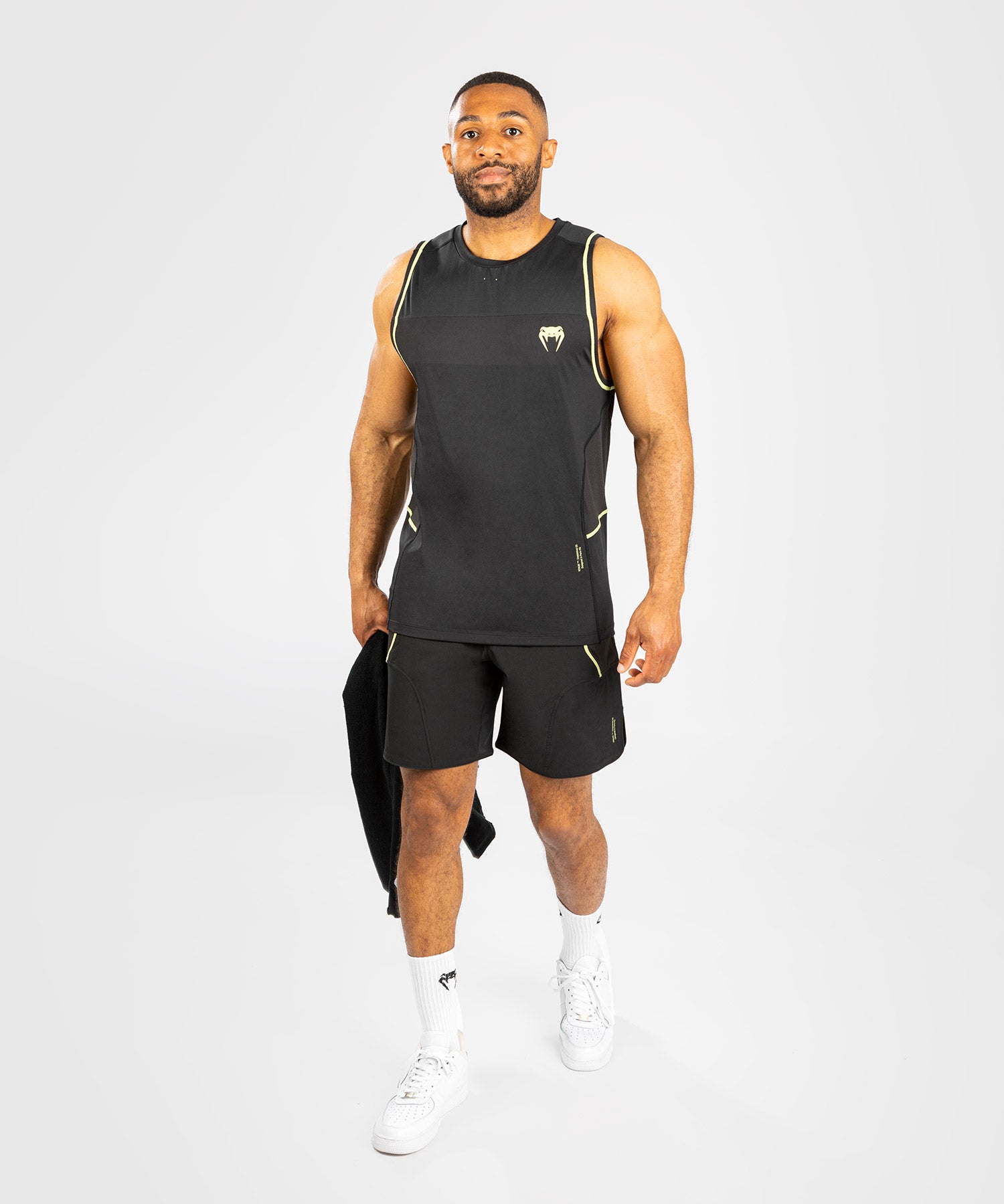 Débardeur Dry-Tech pour hommes Venum Fusion 2.0 - Noir/Jaune - product-type_Débardeurs Dry Tech