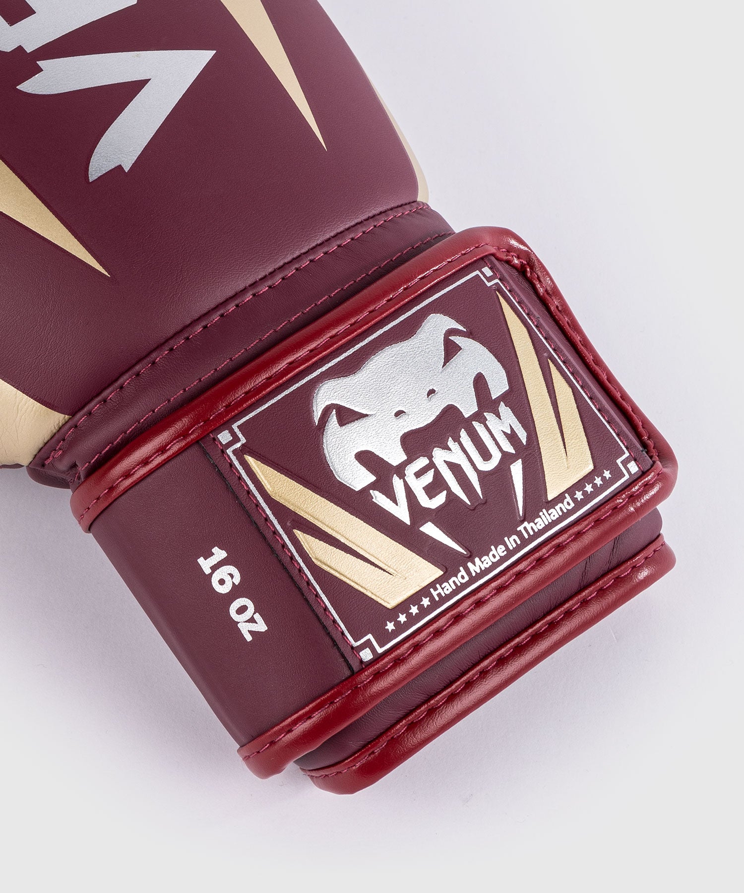 Gants de Boxe Venum Elite Evo - Rouge Bordeaux/Argent