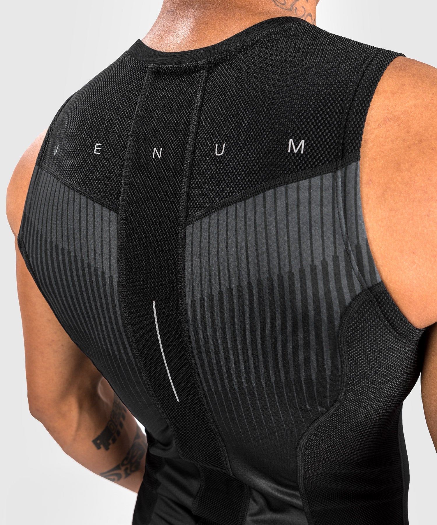 Rashguard Venum Sans Manches Biomecha - Noir/Gris - product-type_Débardeurs de Compression