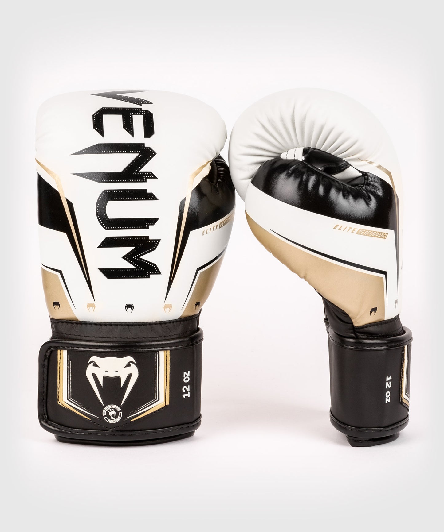 Gants de Boxe Venum Elite Evo - Blanc/Or - product-type_Gants de boxe