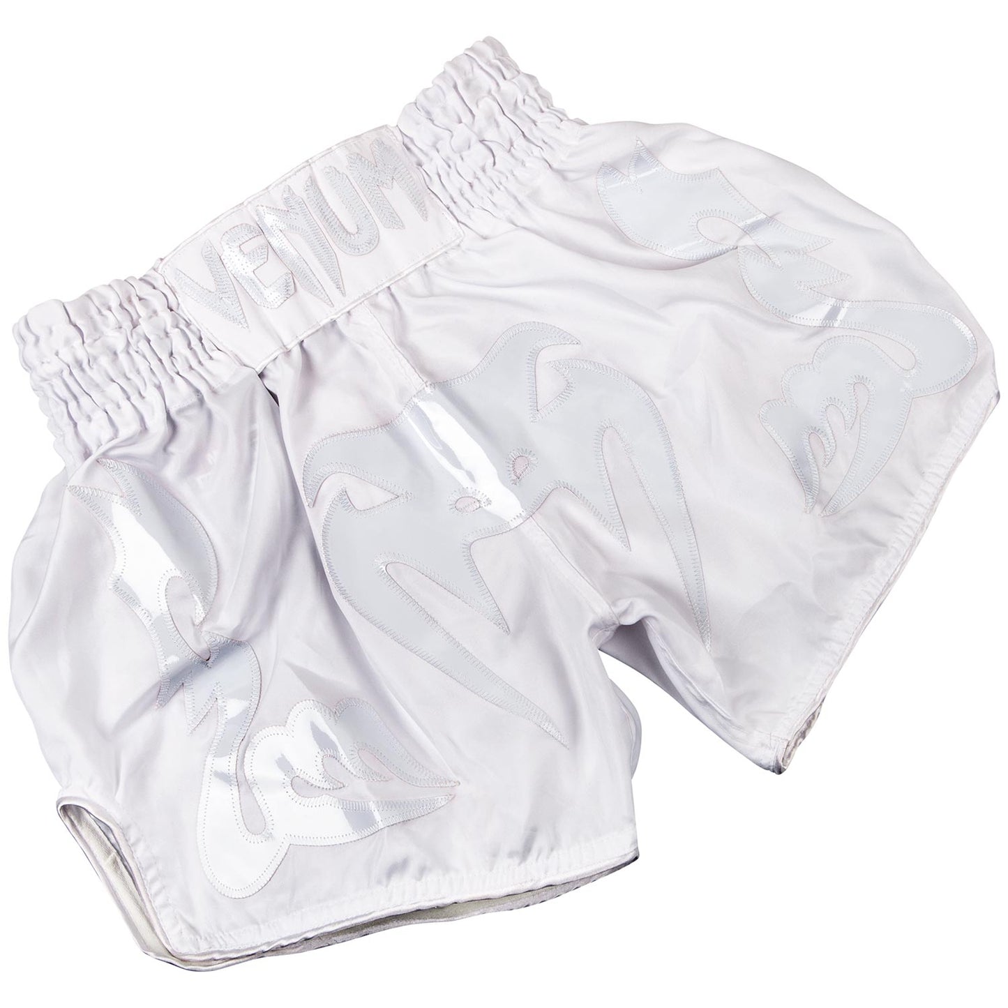 Short de boxe thaï Venum Bangkok Inferno - Blanc - Shorts de boxe thaï