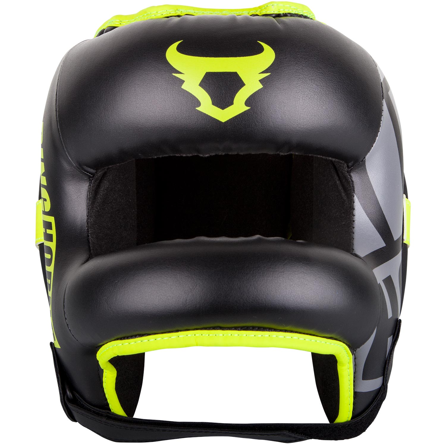 Casque de boxe Ringhorns Nitro - Noir/Jaune Fluo - Casques