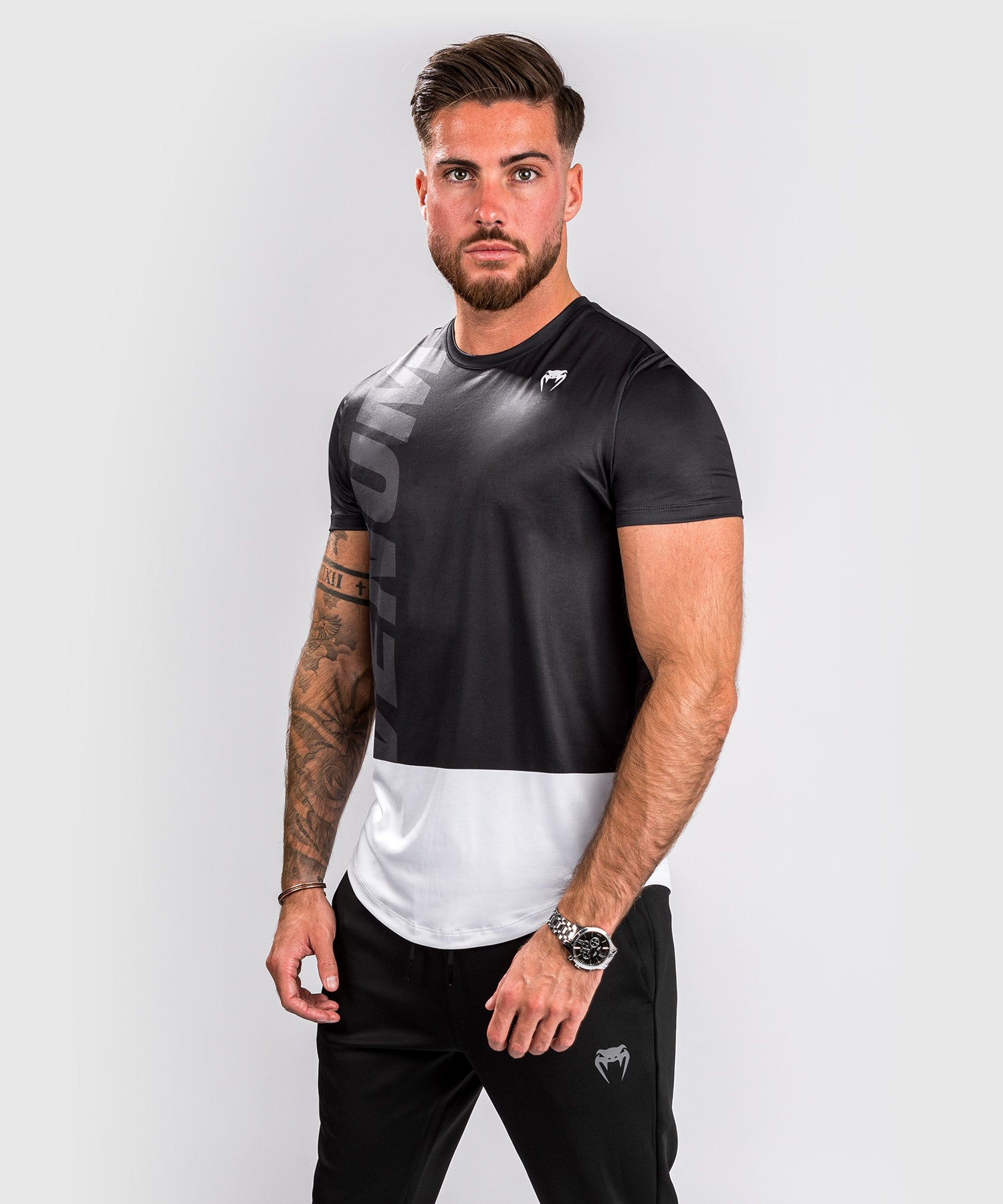 T-shirt Venum Contender XT - Noir/Blanc - T-shirts