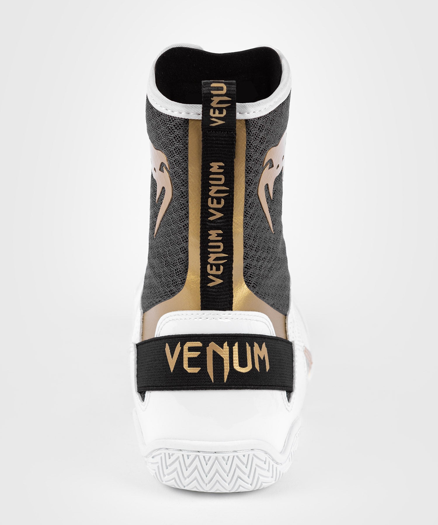 Chaussure de Boxe Venum Elite - Blanc/Noir/Or