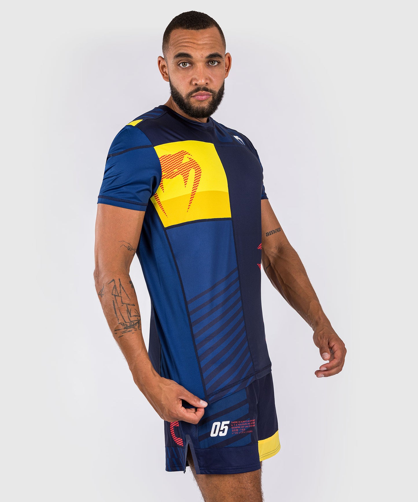 T-shirt Dry Tech Venum Sport 05 - Bleu/Jaune - product-type_T-Shirts Dry Tech