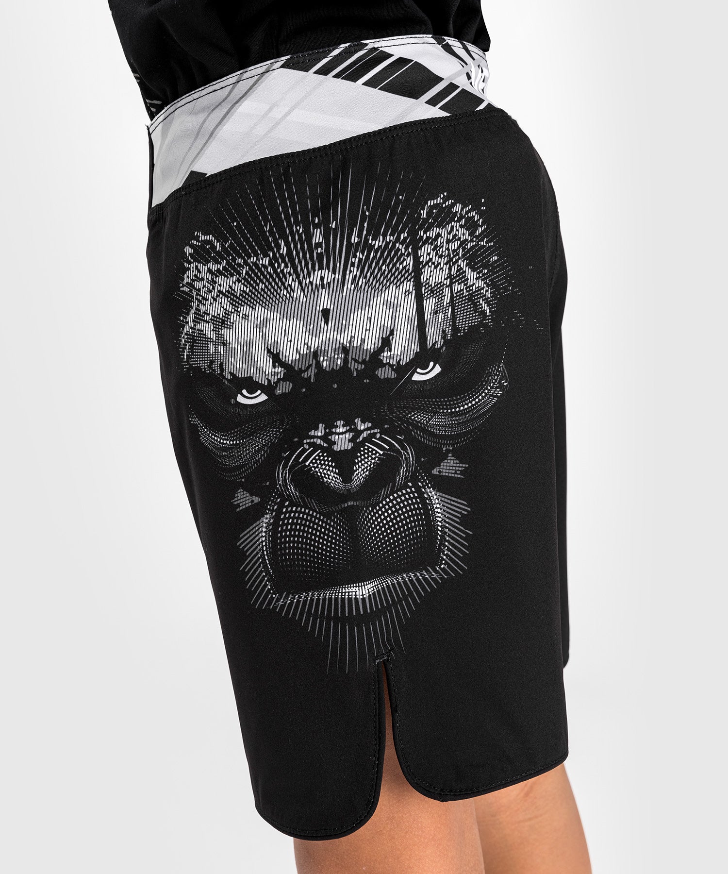 Short de combat Kids Venum Gorilla Jungle - Noir/Blanc - product-type_Shorts de MMA