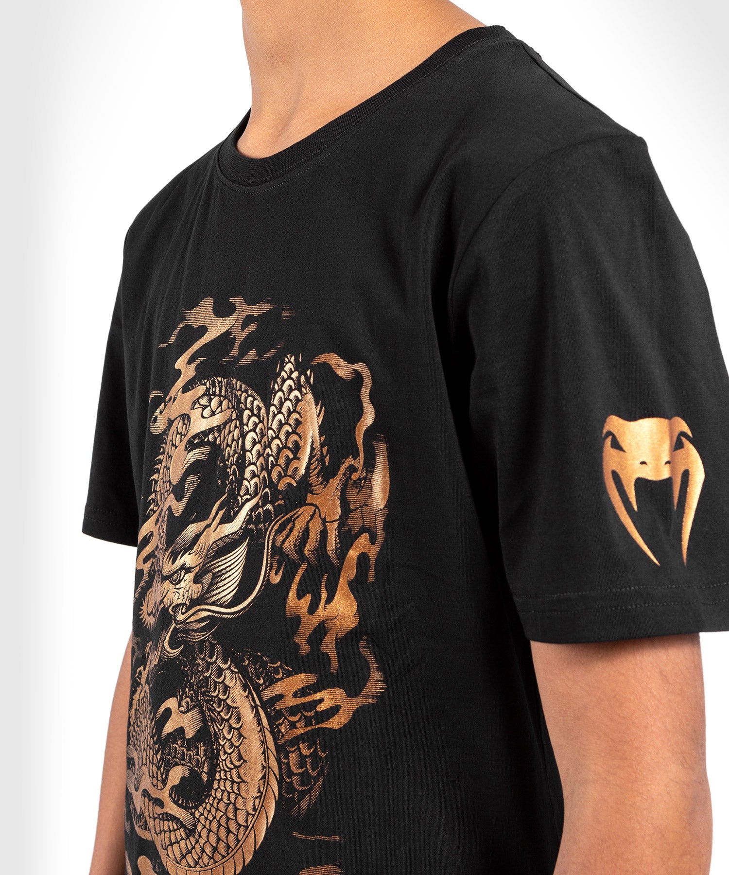 T-shirt Enfant Venum Dragon's Flight - Noir/Bronze - T-shirts