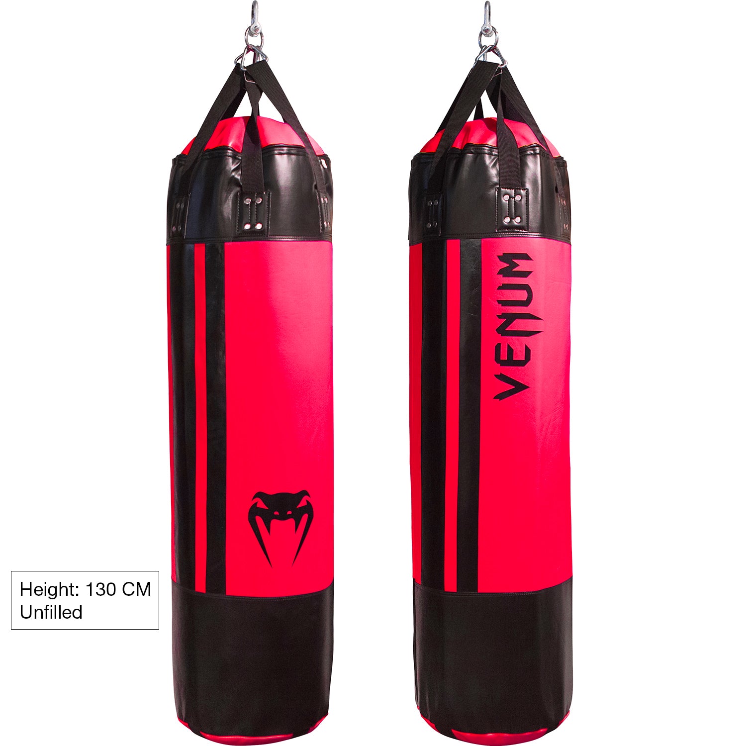 Sac de Frappe Venum "Hurricane" - 130 cm - Vide - Black/Neo Pink - Sacs de frappe