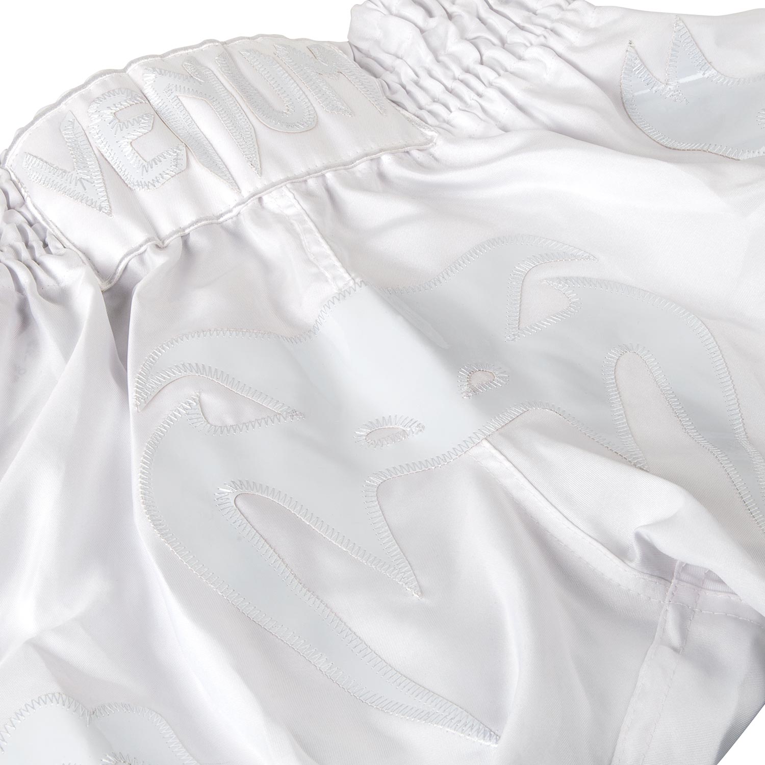 Short de boxe thaï Venum Bangkok Inferno - Blanc - Shorts de boxe thaï
