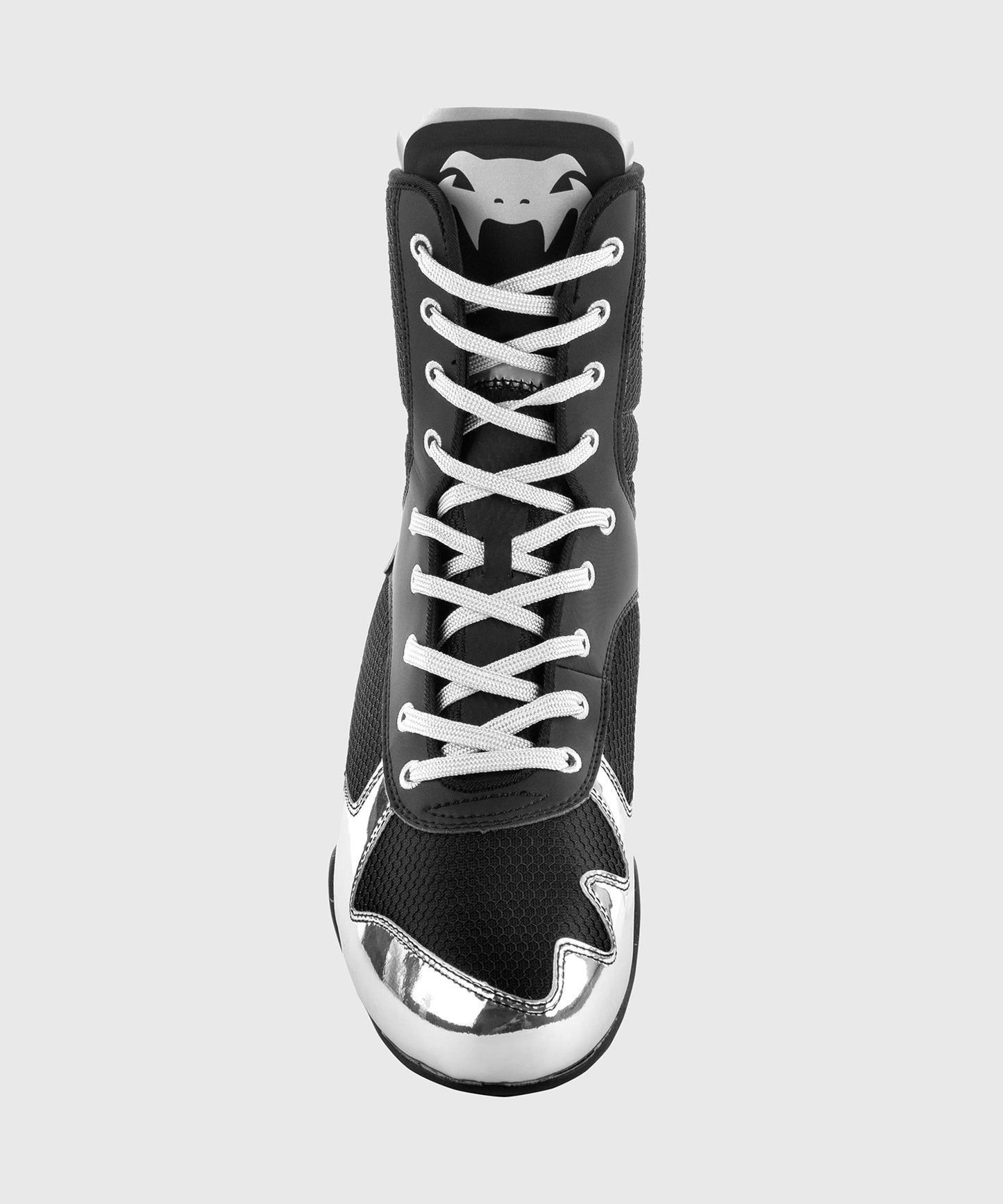Chaussures de boxe Venum Elite - Noir/Argent - Chaussures de boxe