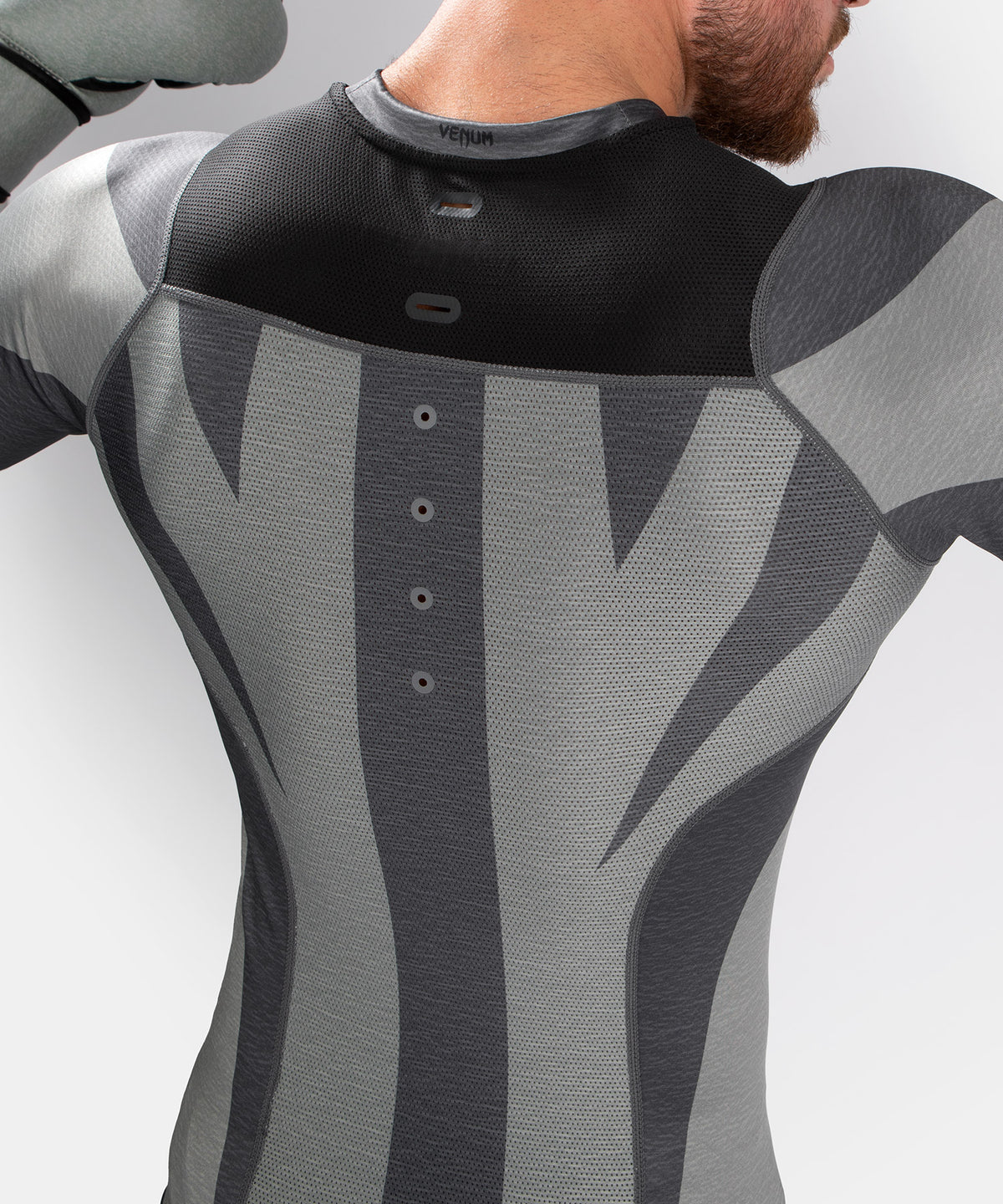 T-Shirt de Compression Venum Stone - Manches Courtes - Vert Minéral - T-shirts de compression