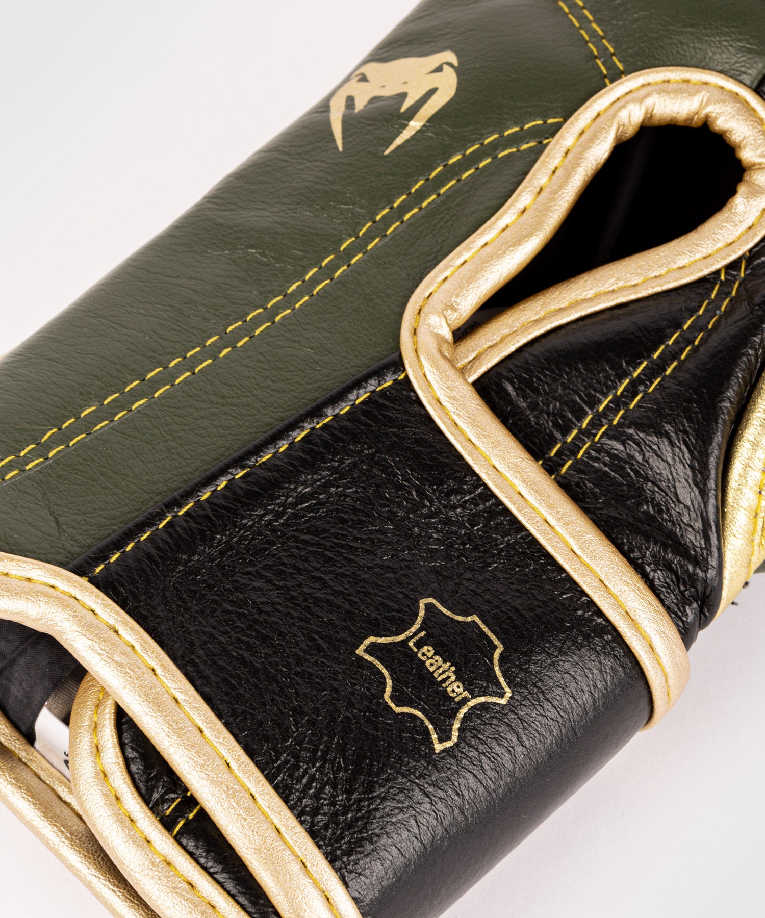 Gants de boxe pro Venum Giant 2.0 - Velcro - Kaki/Or - Gants de boxe Pro
