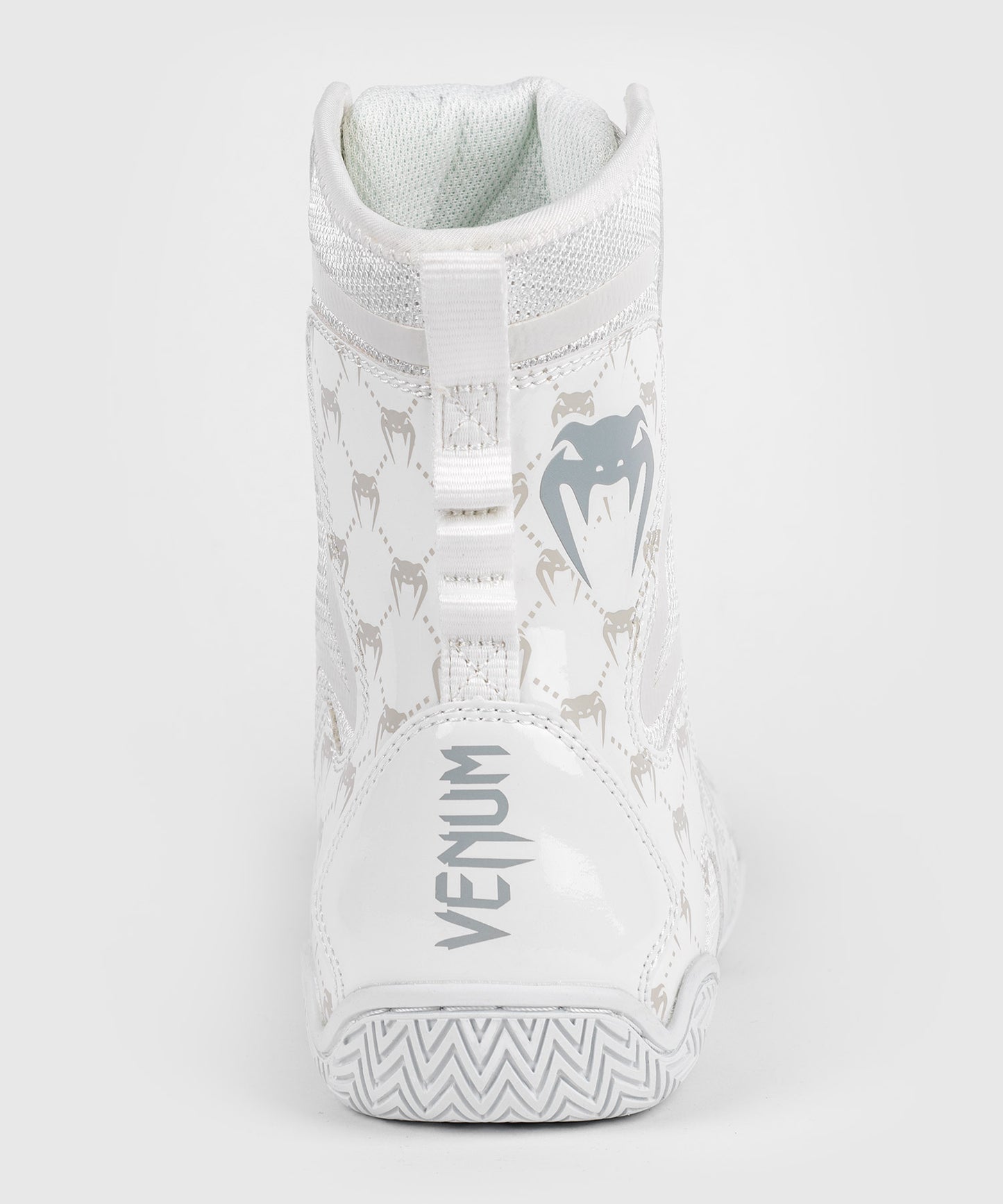 Chaussures de boxe Venum Elite Evo Monogram - Blanc/Blanc Cassé - Chaussures de boxe